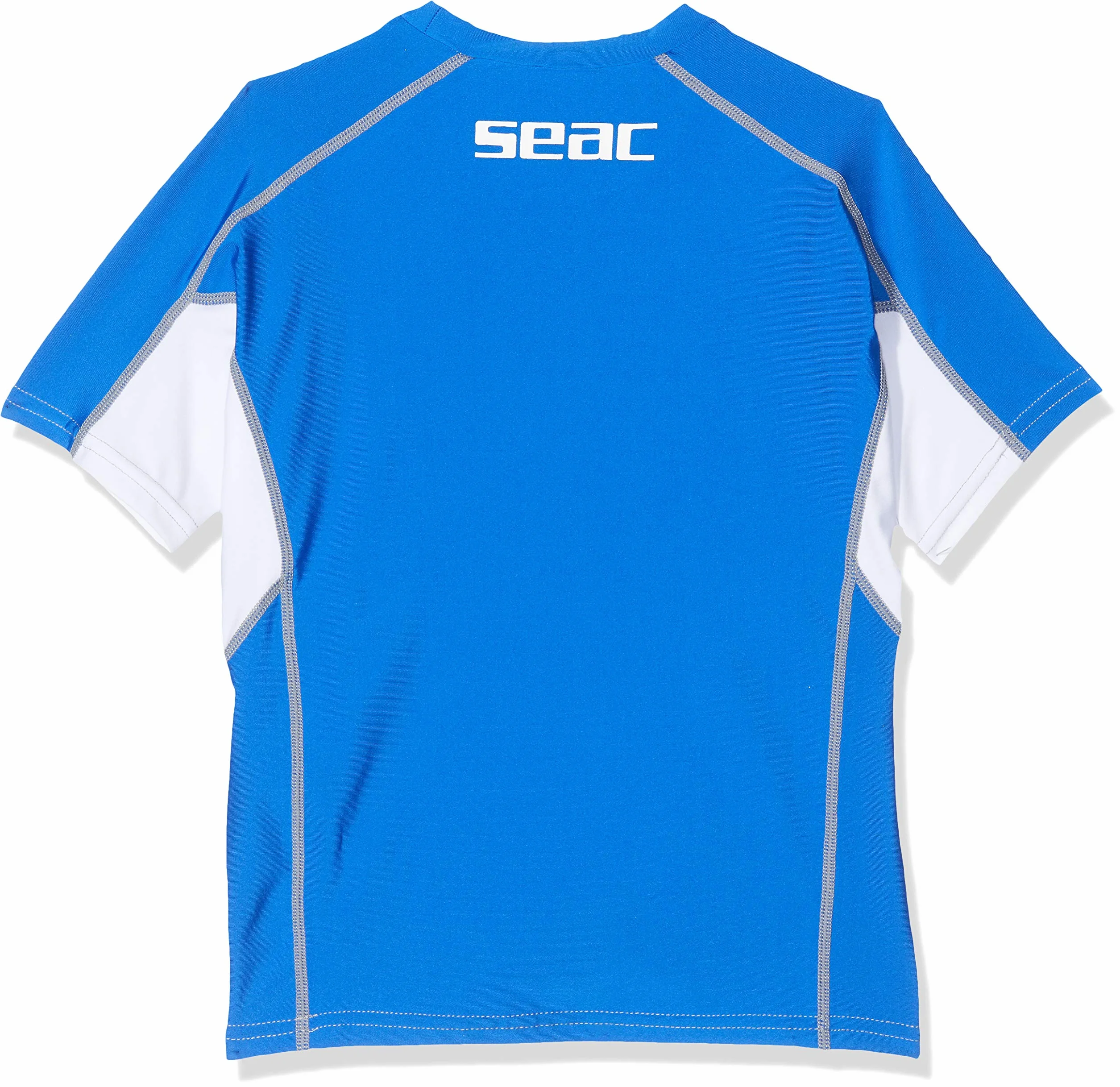SEAC RAA Short Evo Kid, Maglia Protettiva Rash Guard per Snorkeling e Nuoto Anti UV Unisex Bambini