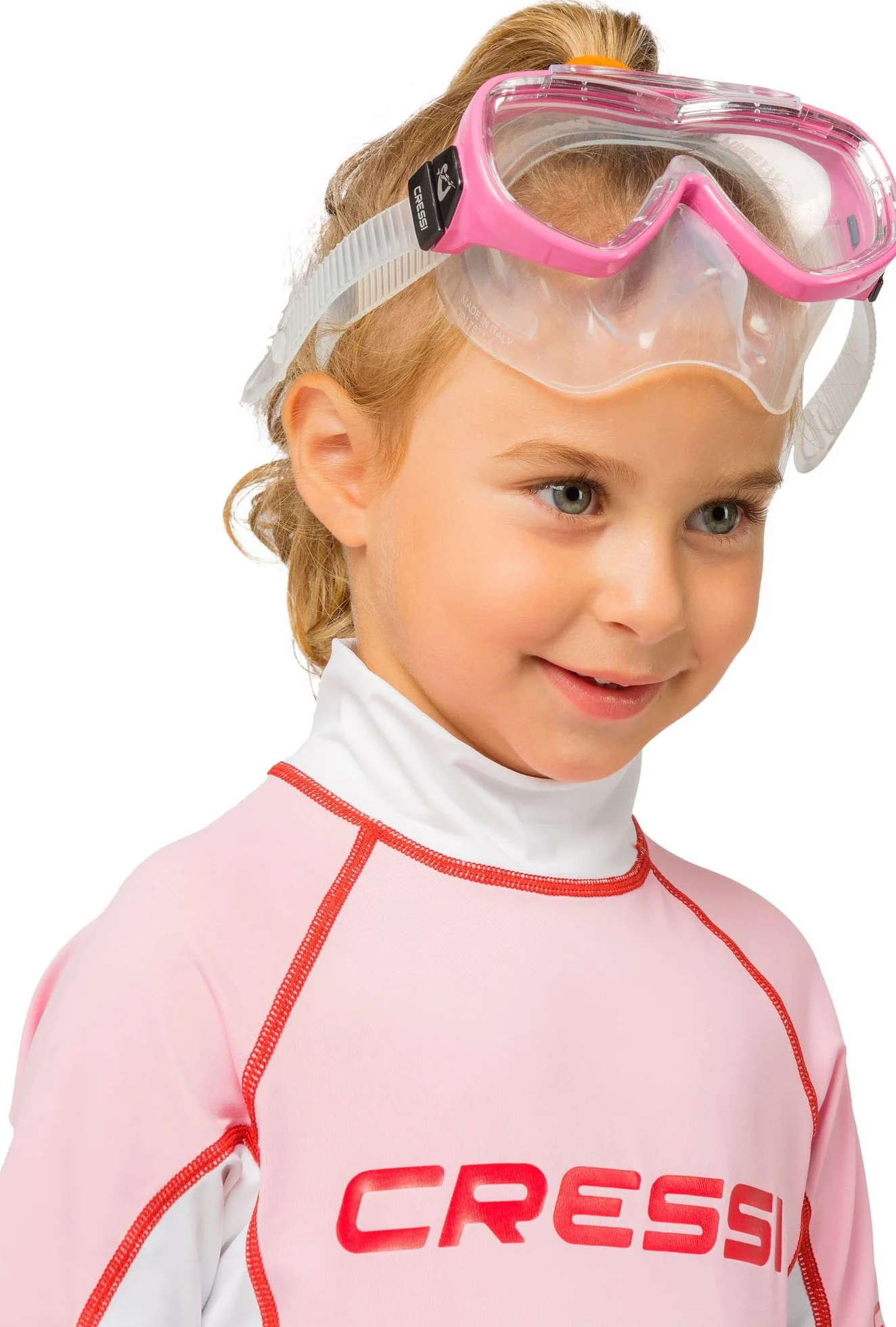 Cressi Rash Guard Junior - Maglia Protettiva Maniche Lunghe/Corte in Speciale Tessuto Elastico - Protezione Solare UV (UPF) 50+