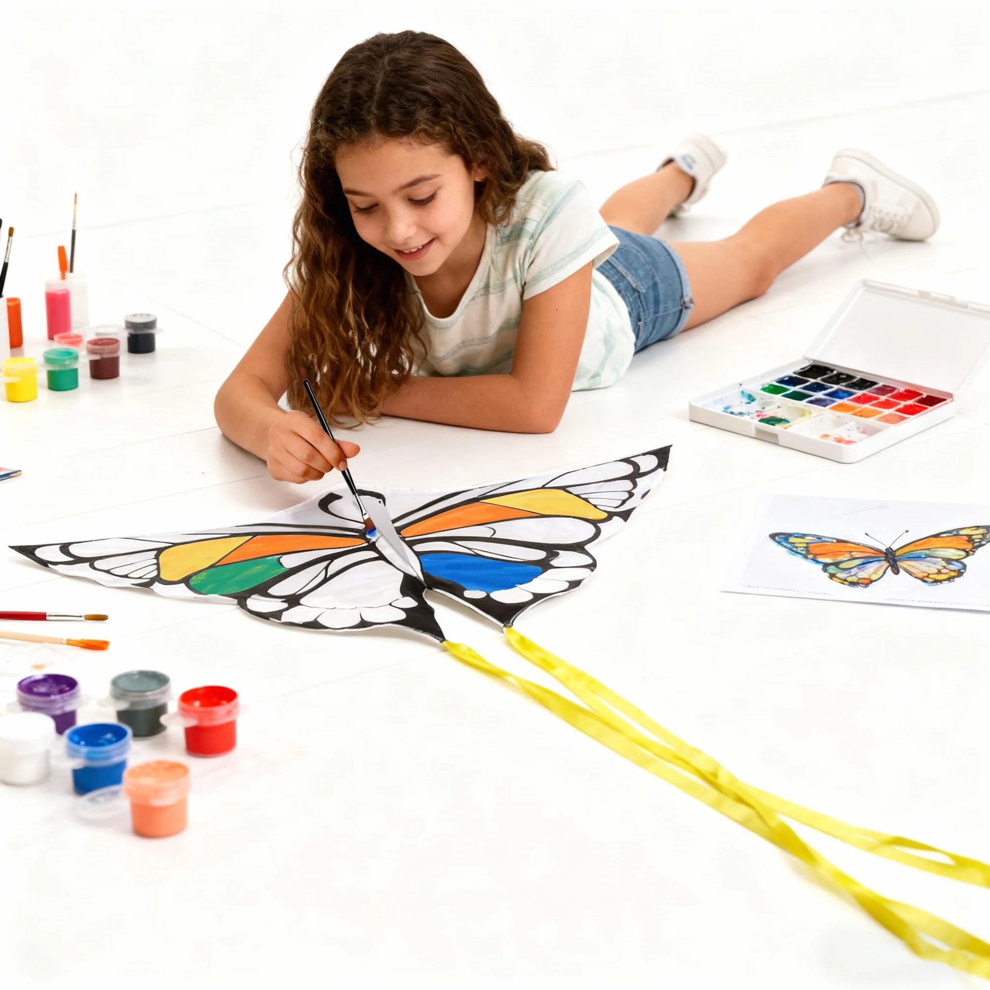 Butterfly Kite Aquilone per Bambini e Adulti Facile da Volare