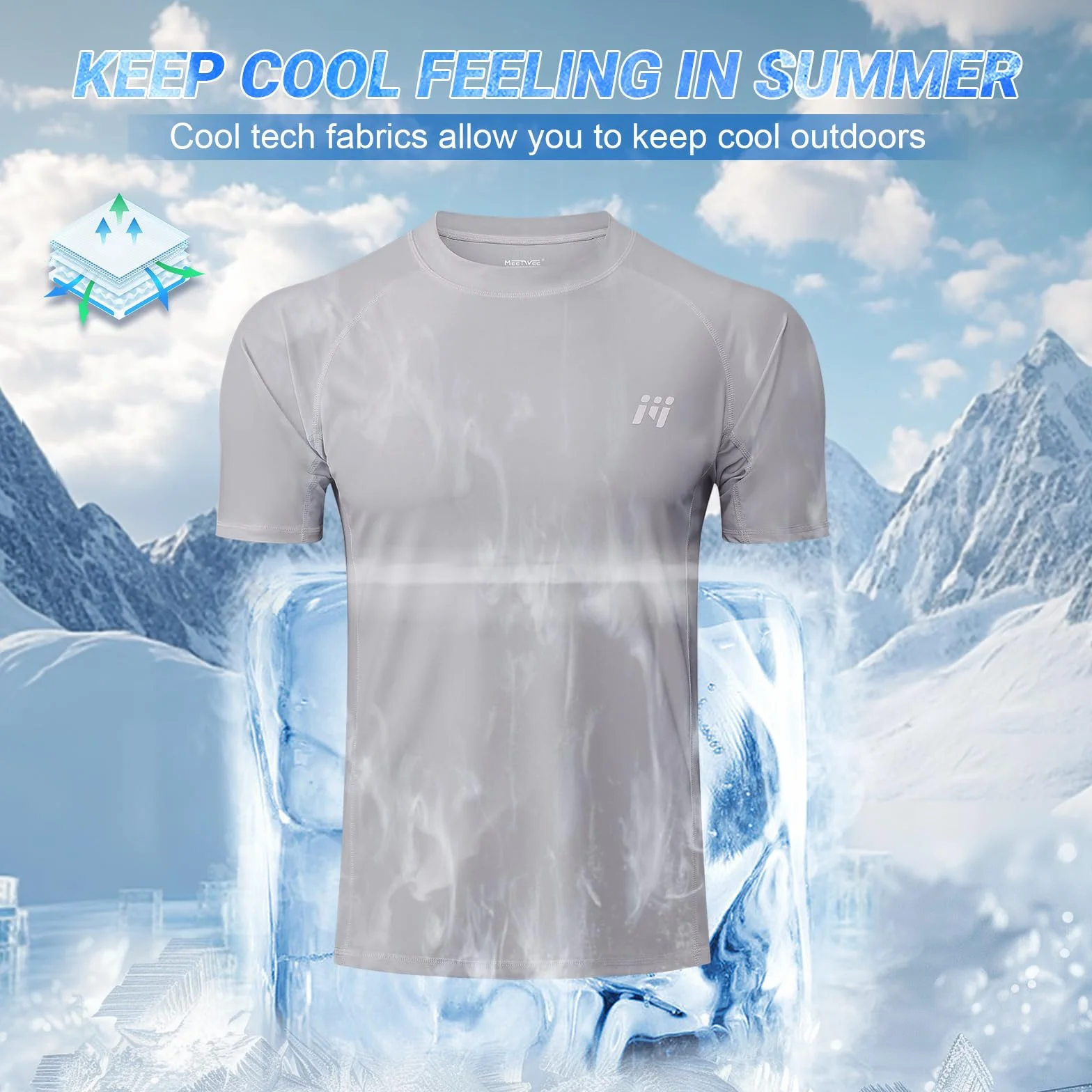 MEETWEE Maglietta da Uomo Rash Guard Rash Vest da Uomo a Maniche Lunghe,Protezione UV UPF 50+,ad Asciugatura Rapida,per Nuoto,Surf,Sport Acquatici