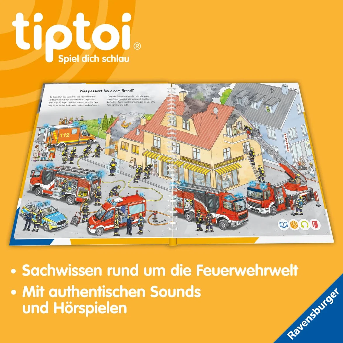 tiptoi® Wieso? Weshalb? Warum? Bei der Feuerwehr
