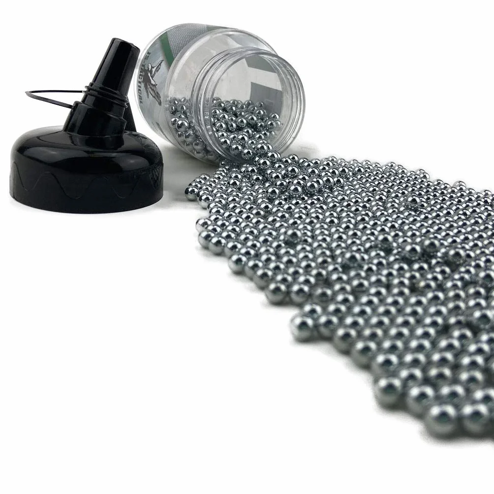 FOXCUP JSTactical Flacone 1000 pallini metallici 6 mm 0,90 gr per pistole