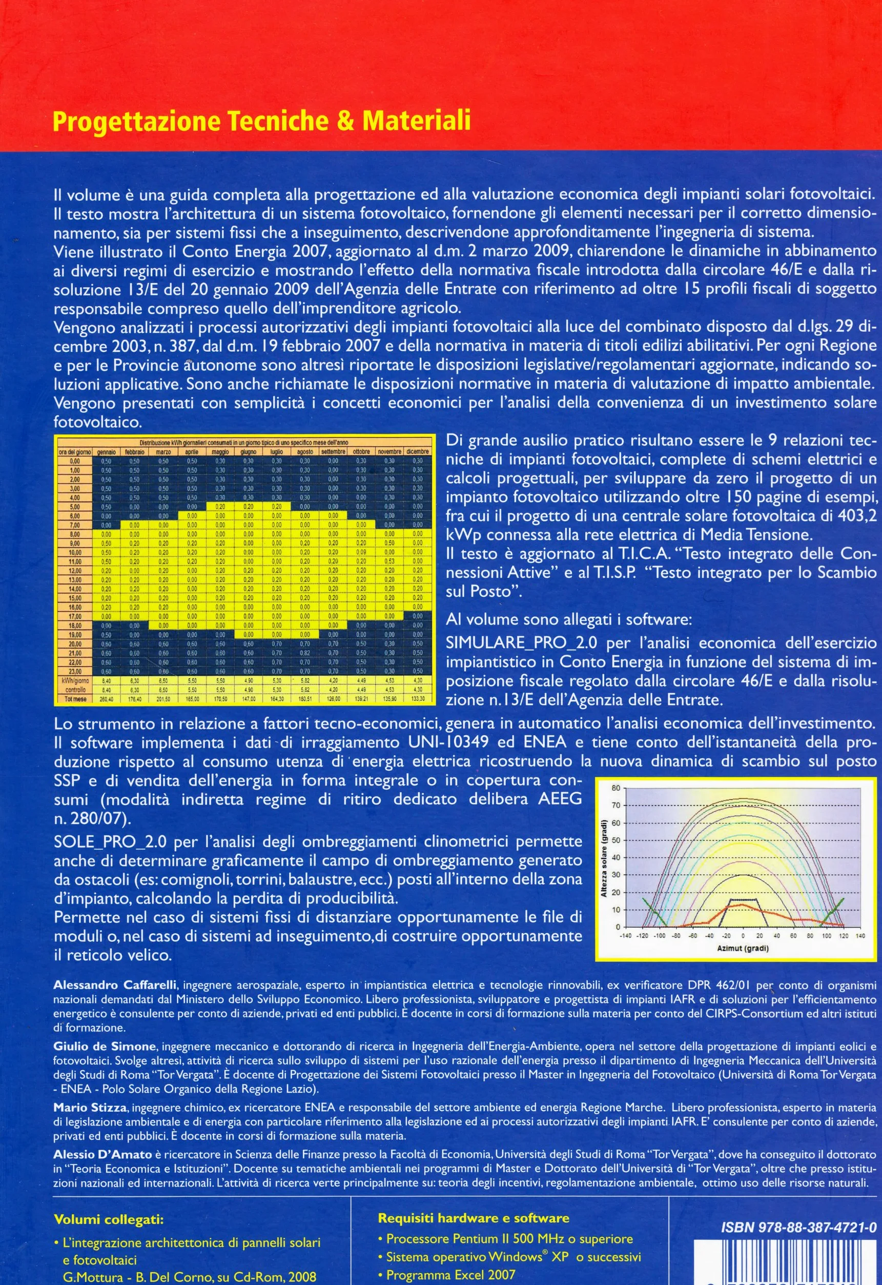 Sistemi solari fotovoltaici: progettazione e valutazione economica in conto energia. Con CD-ROM