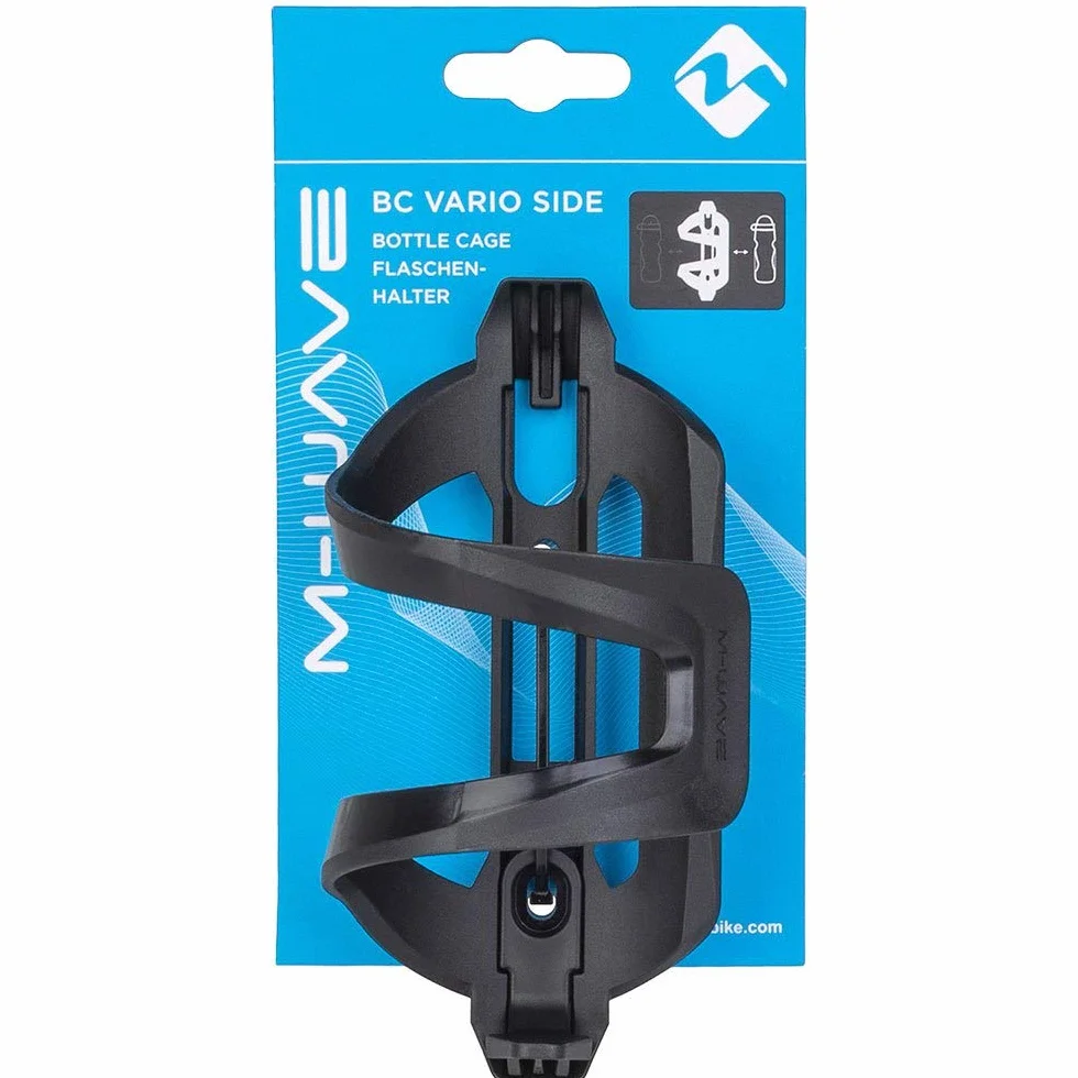 M-Wave BC Vario Side Bottle Cage Plastic Matt Black