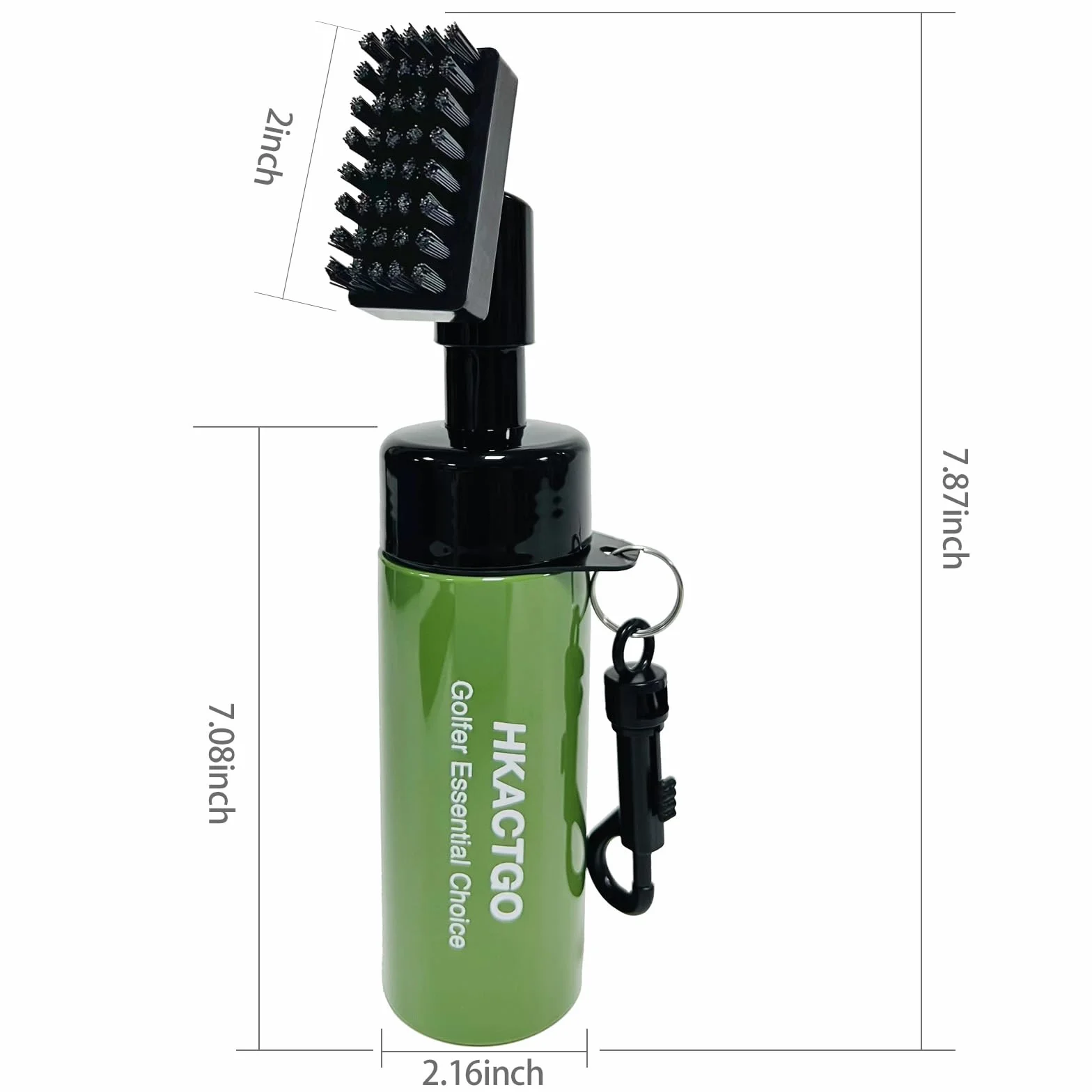 Spazzola per la pulizia mazze golf con flacone spray, kit pulizia scanalature 141,7g