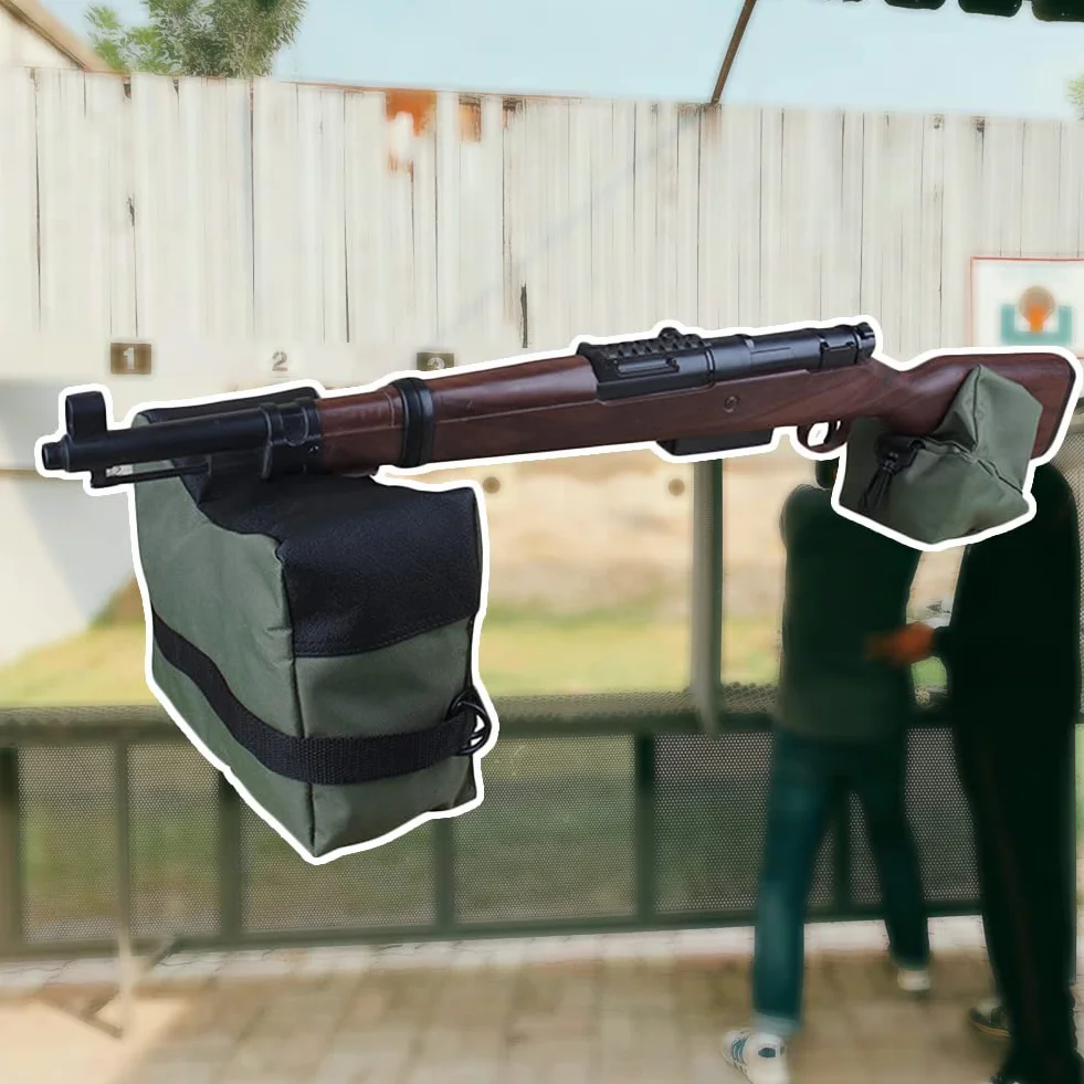 Riposo di Armi Anteriori e Posteriori Sacchetto da Tiro Anteriore Appoggio Fucili Caccia Tiro Sacchetto per Fucile Pistola ad Aria Esterna