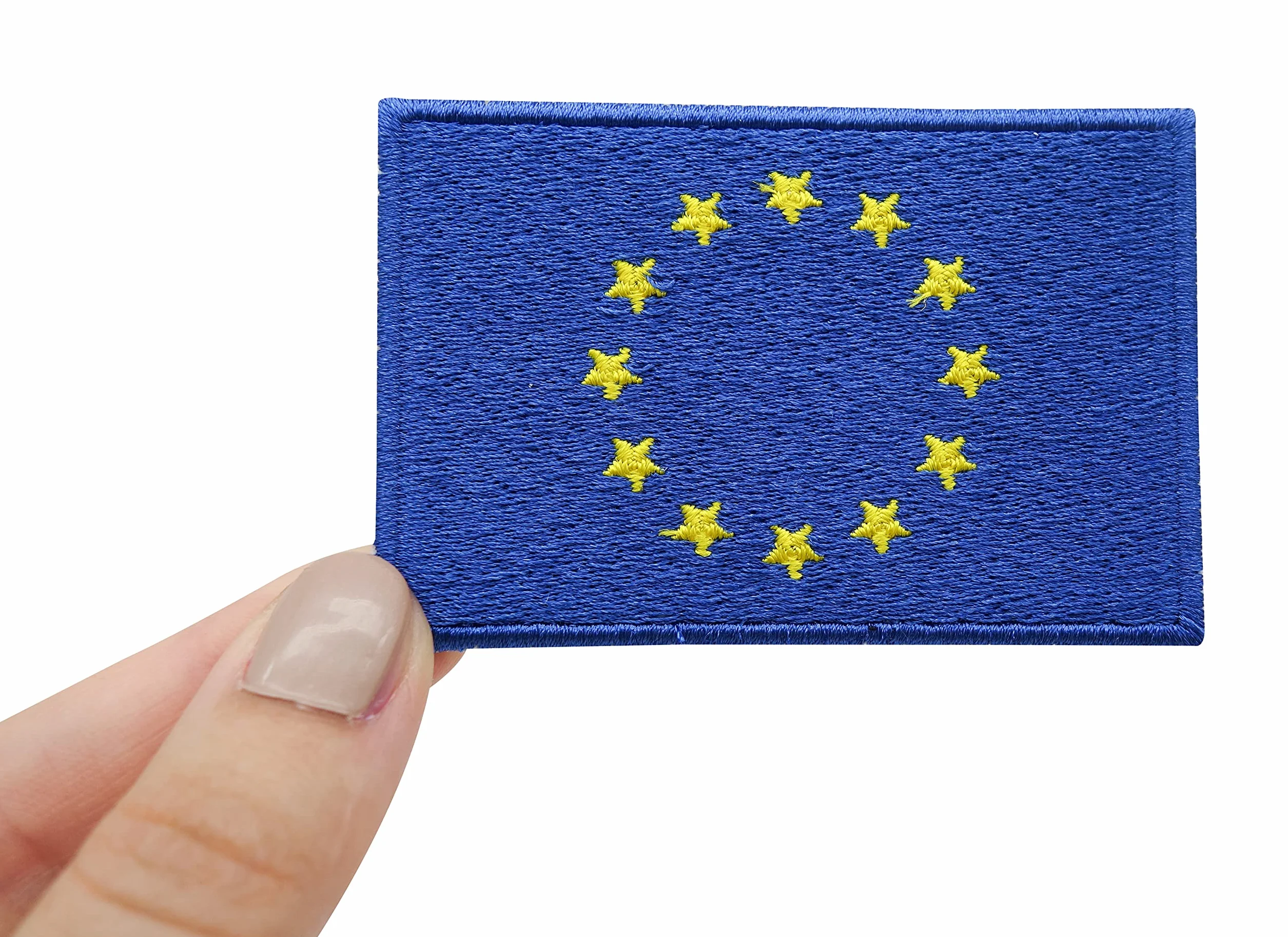 Toppa con retro per bandiera europea, con bandiera europea