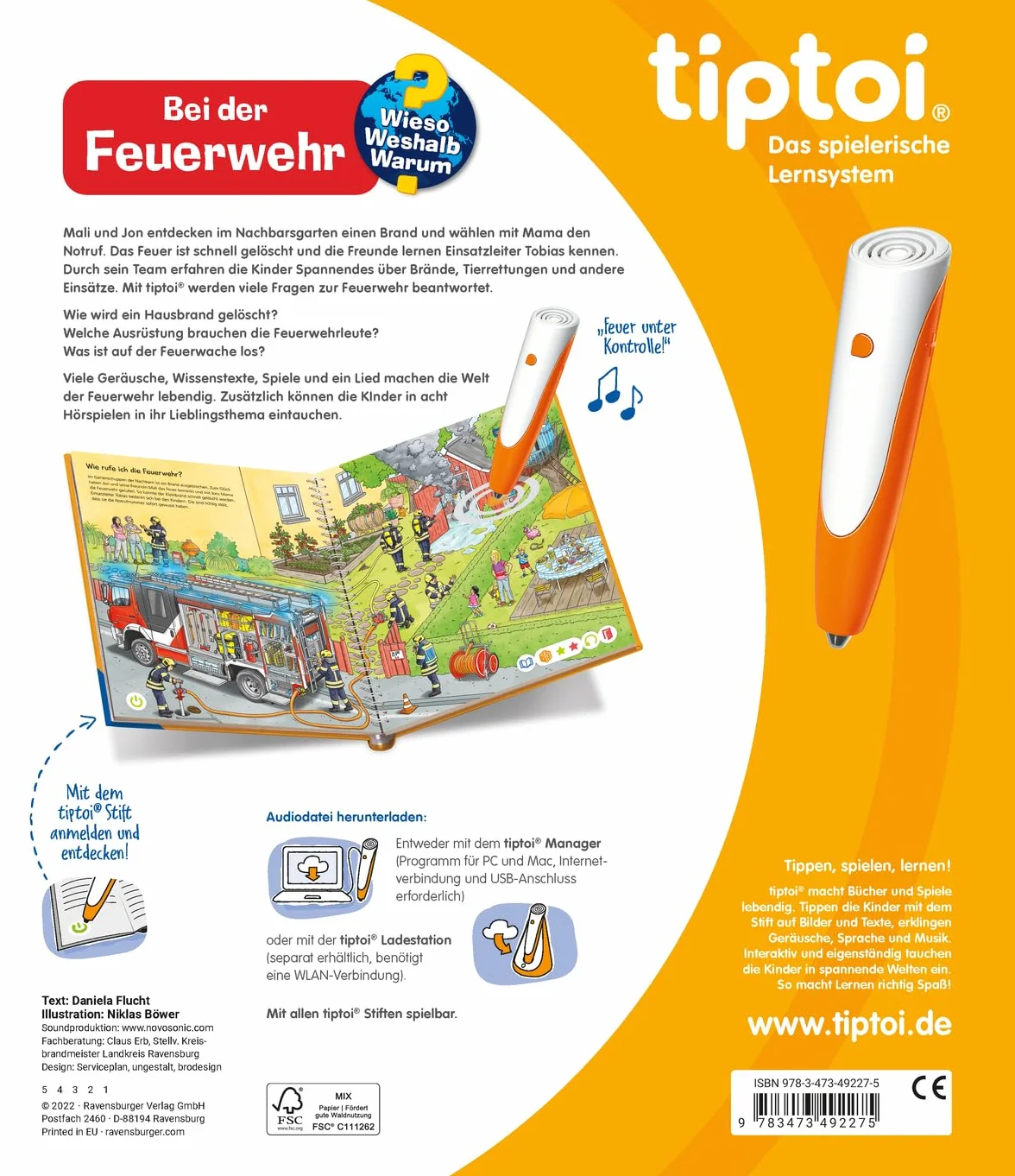 tiptoi® Wieso? Weshalb? Warum? Bei der Feuerwehr