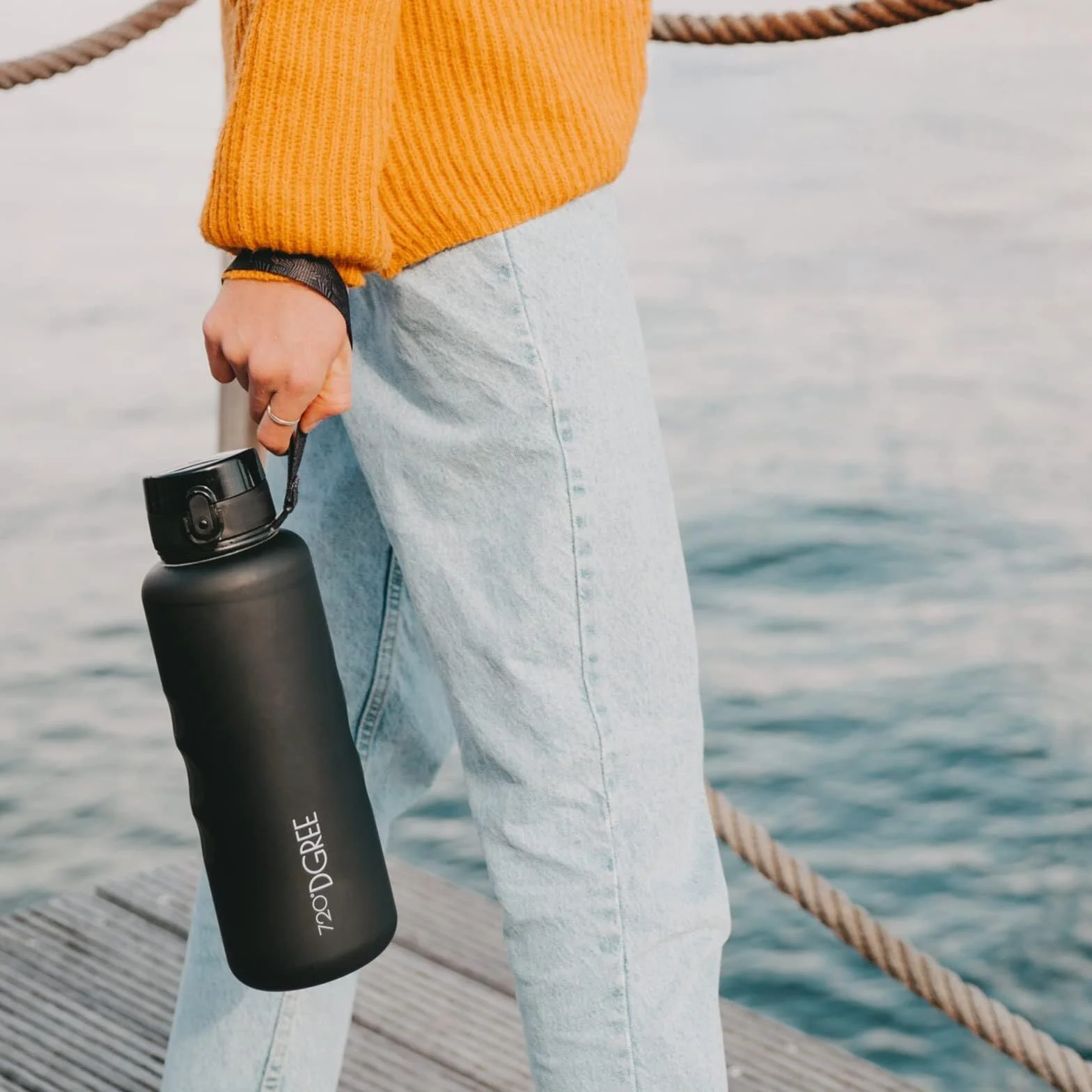 Bottiglia d'Acqua 720°DGREE uberBottle 1,5l Tritan Senza-BPA Borraccia Sportiva Fitness