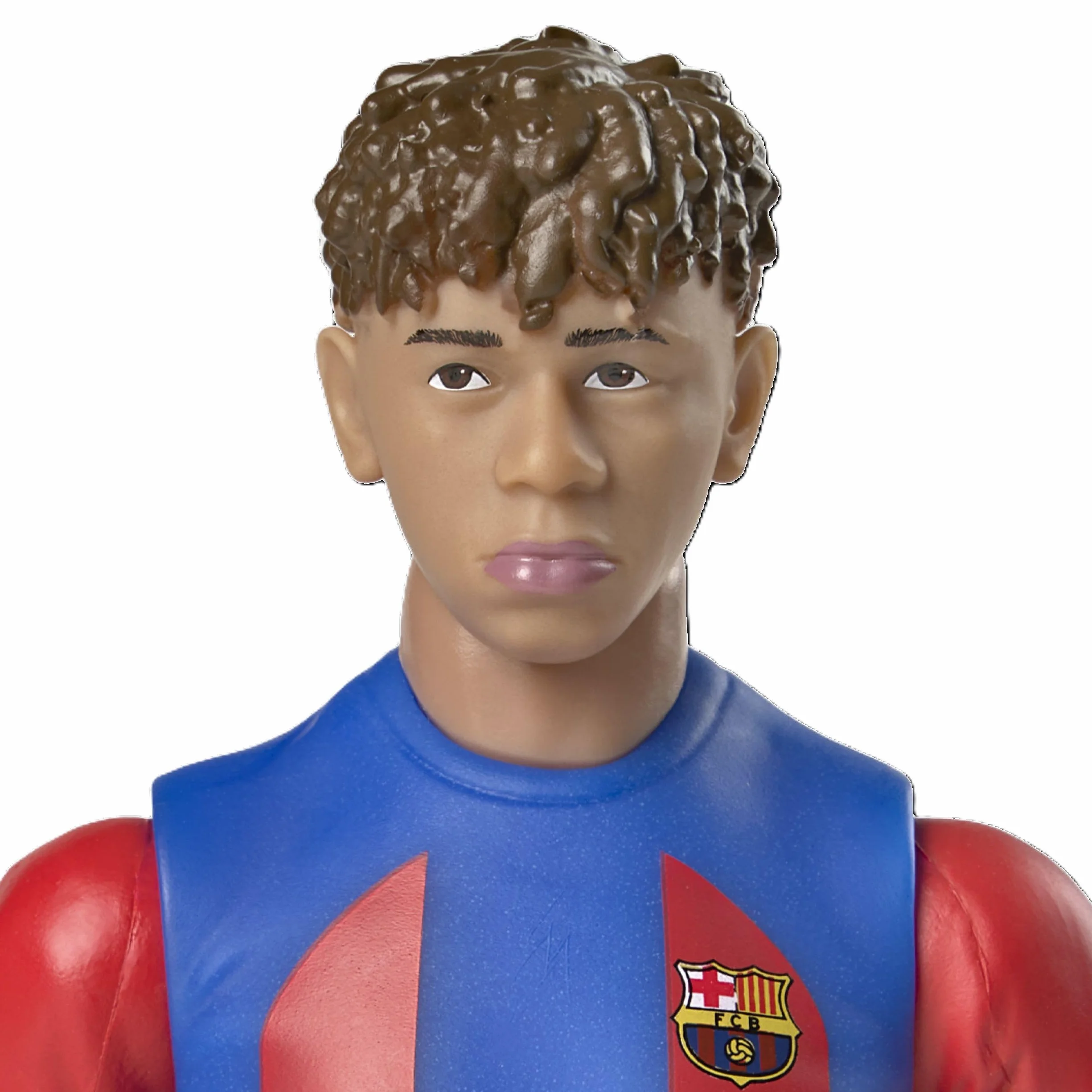 Megableu - Statuetta Calcio YAMAL - 20 cm - Grande Figura Calciatore Realistico & Articolato - Licenza Ufficiale - 10 Punti Articolazione - Giocattolo Calcio FC Barcellona - Idea Regalo Fan L. Yamal