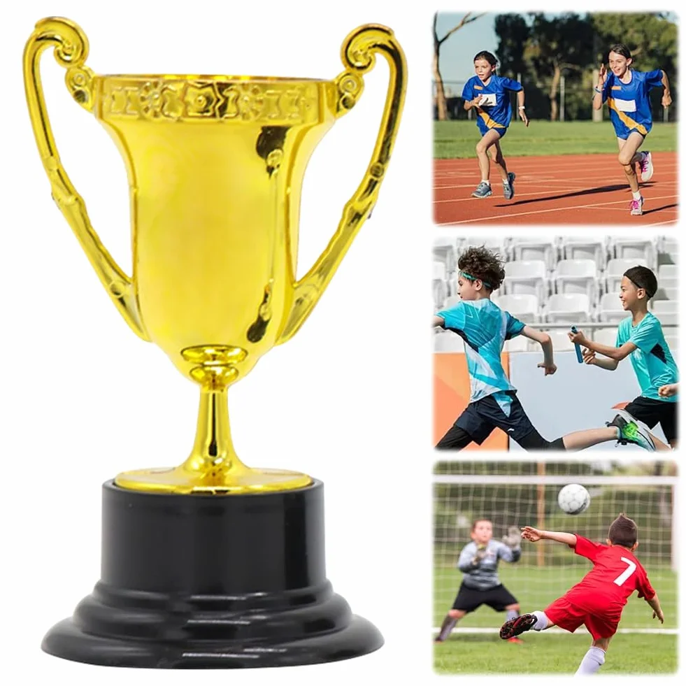 Mini trofeo oro per bambini premio coppa sportiva bomboniere