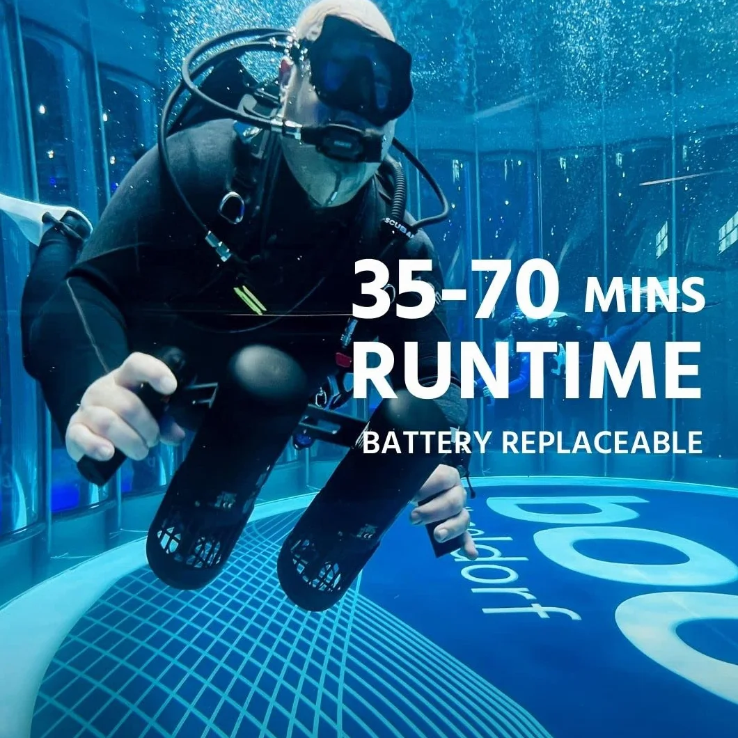 LEFEETS1PRO Monopattino subacqueo modulare ad alte prestazioni con supporto action camera velocità massima 6,48 km/h per immersioni snorkeling piscina apnea