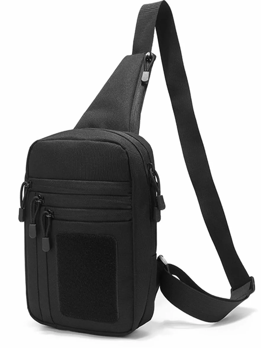 Borsa a tracolla tattica militare nascosta pistola fondina portapistola per campeggio caccia