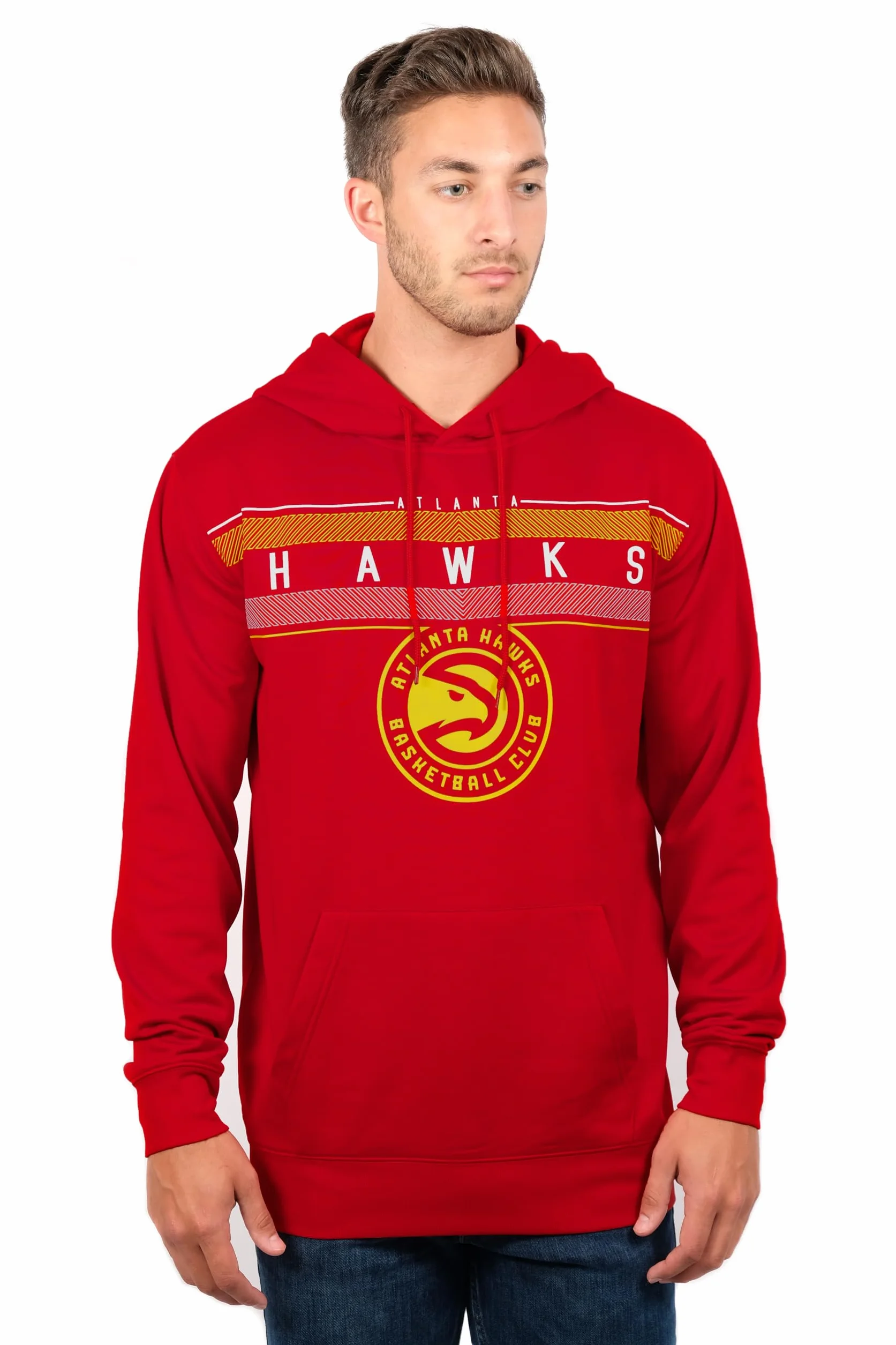 Ultra Game Felpa con Cappuccio Ufficiale NBA Midtown Super Morbida da Uomo