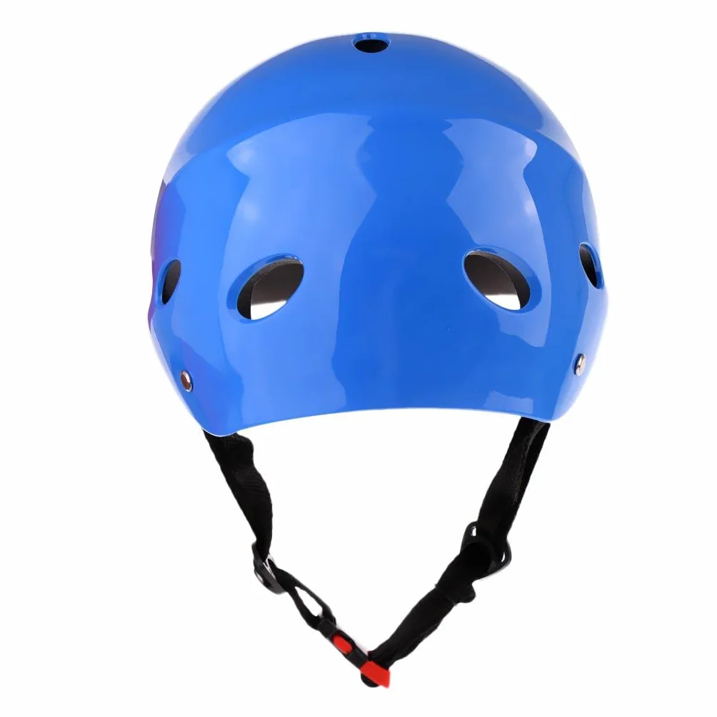 Kask bezpieczeństwa do sportów wodnych Wakeboard Kayak Canoa Barca Drifting Vela M Niebieski
