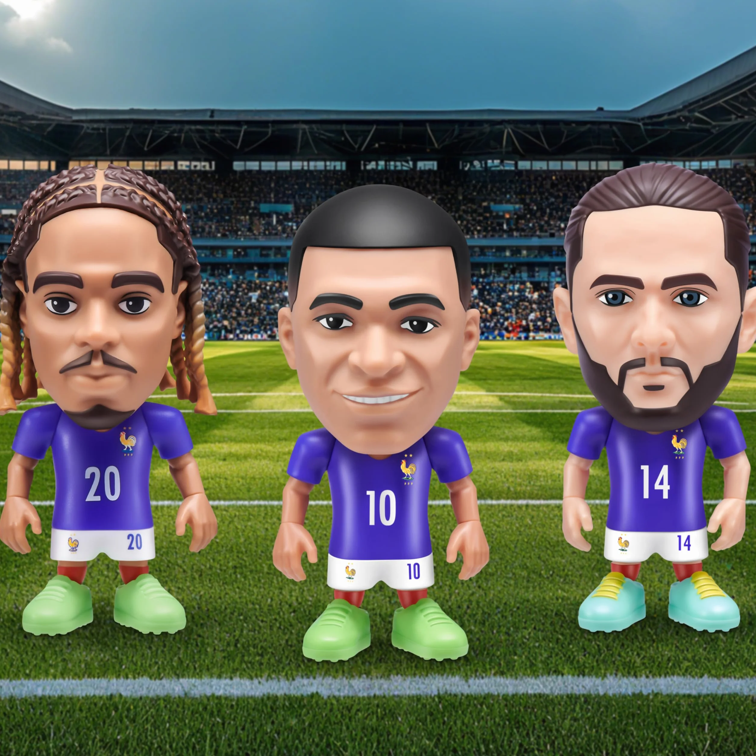 FIFA World Cup 2026 Ballers Series 1 Confezione da 2 by ZURU Figurine Calciatori da Collezione Ufficiali Capsula Sorpresa Bambini 3+