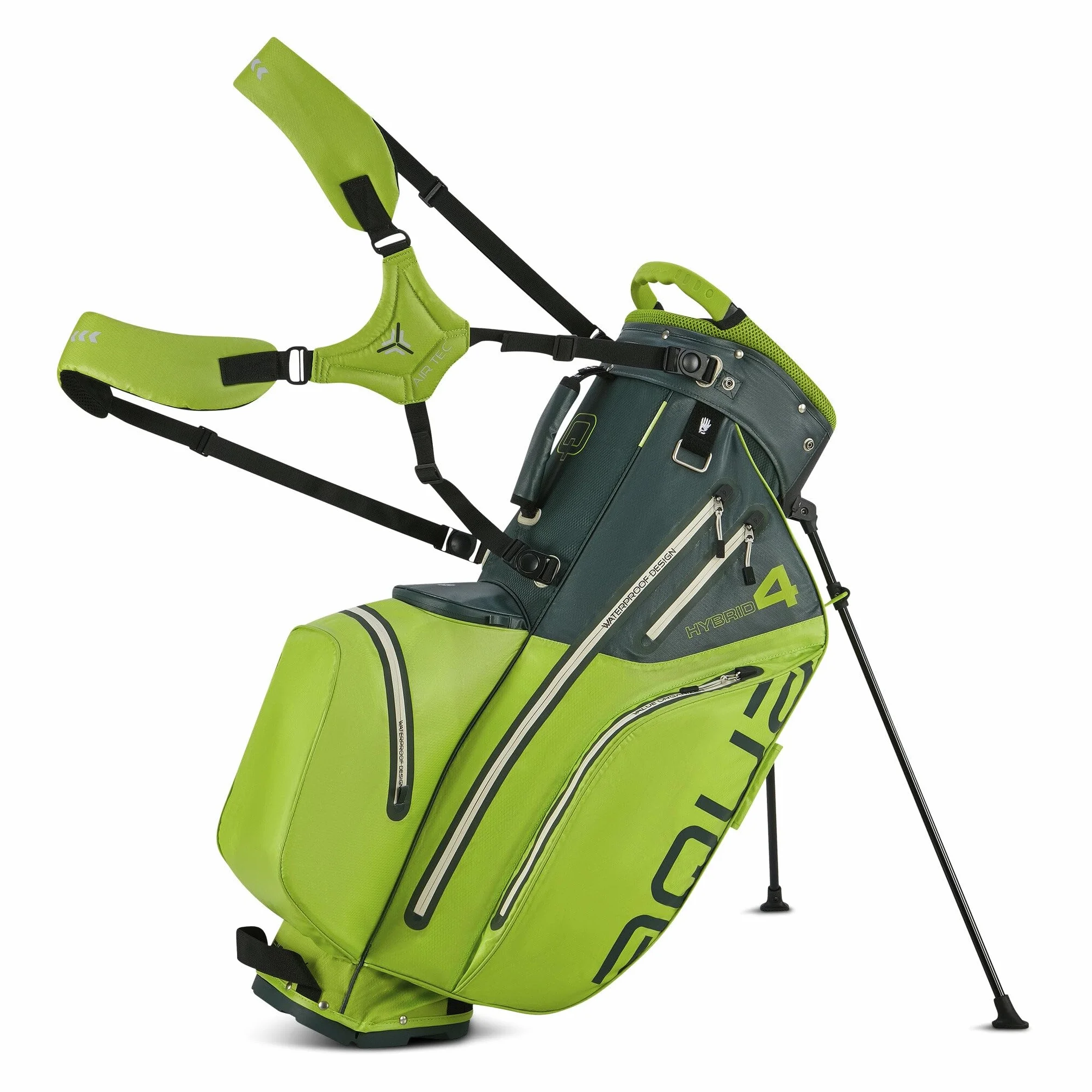 Big Max 2024 Aqua Hybrid 4 Borsa a piedi (foresta/verde/lime)