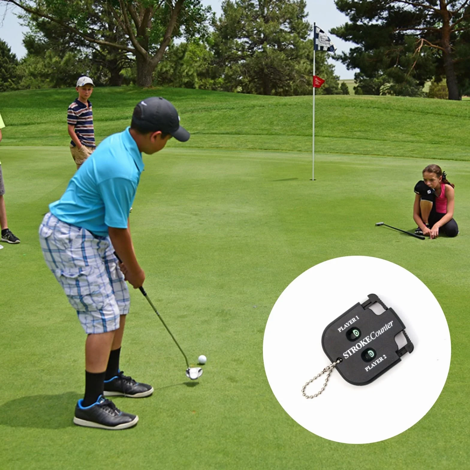 Cerioll Contatore di Punteggio da Golf Manuale Portatile, Leggero e Durevole per Scuola/Eventi Sportivi