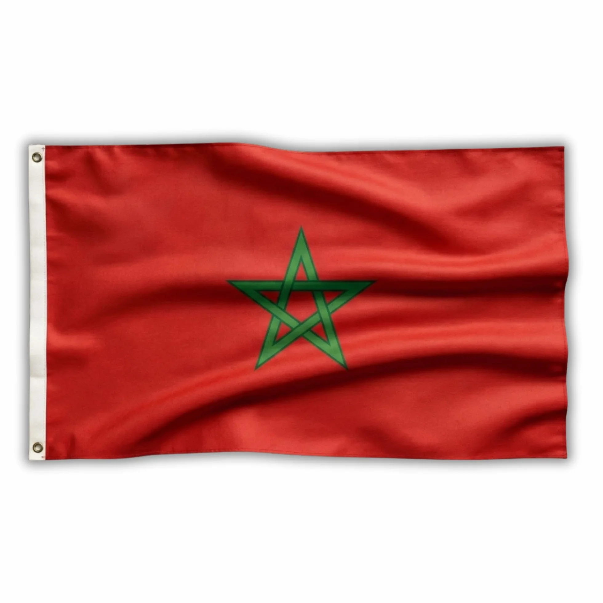 SHATCHI Grande 150 x 90 cm Bandiera nazionale del Marocco Marocco, tessuto di poliestere in ottone, occhielli per la Coppa del Mondo FIFA Football Rugby Sport sostenitore