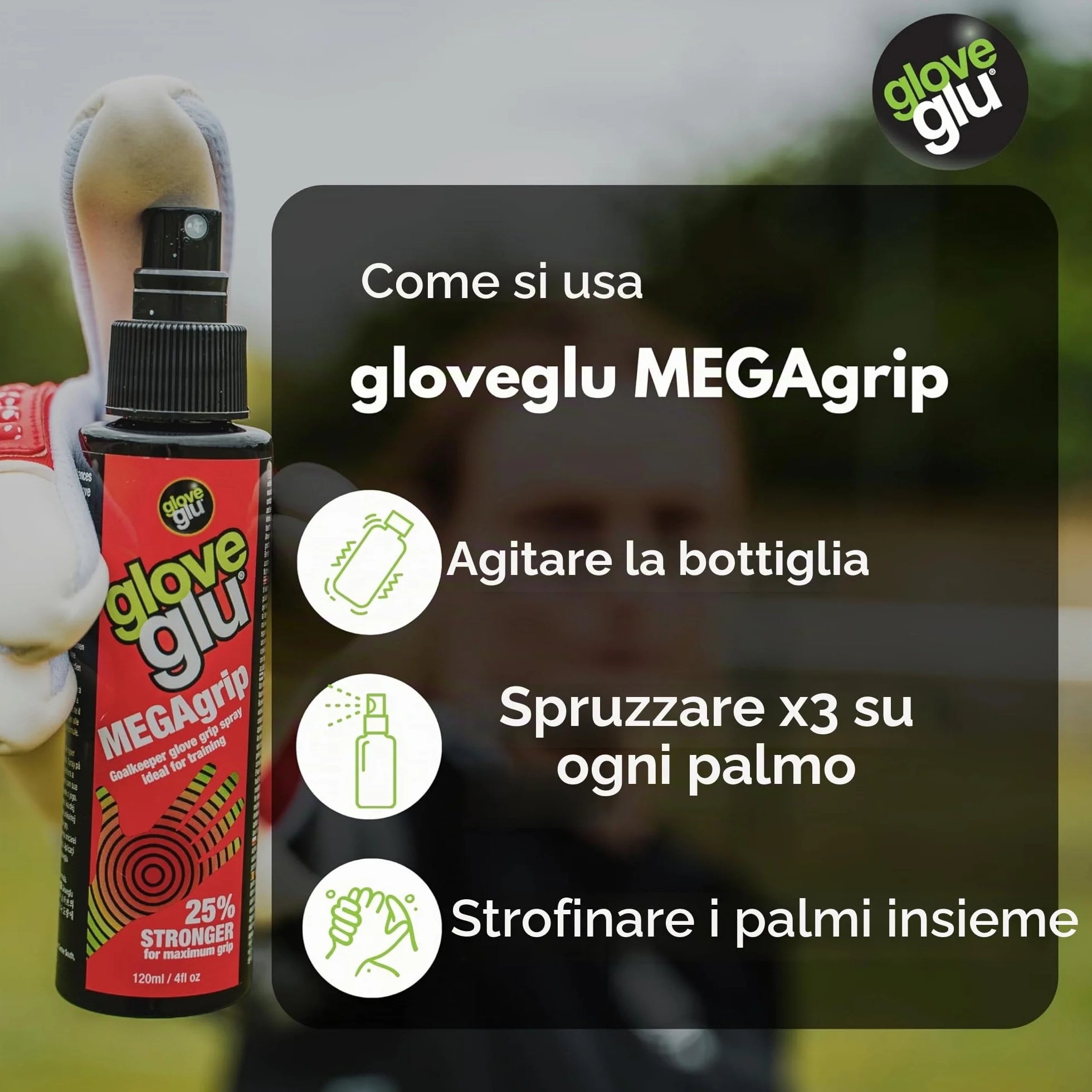 Mega Grip Guanto da Portiere Formula Grip Spray 120 ml