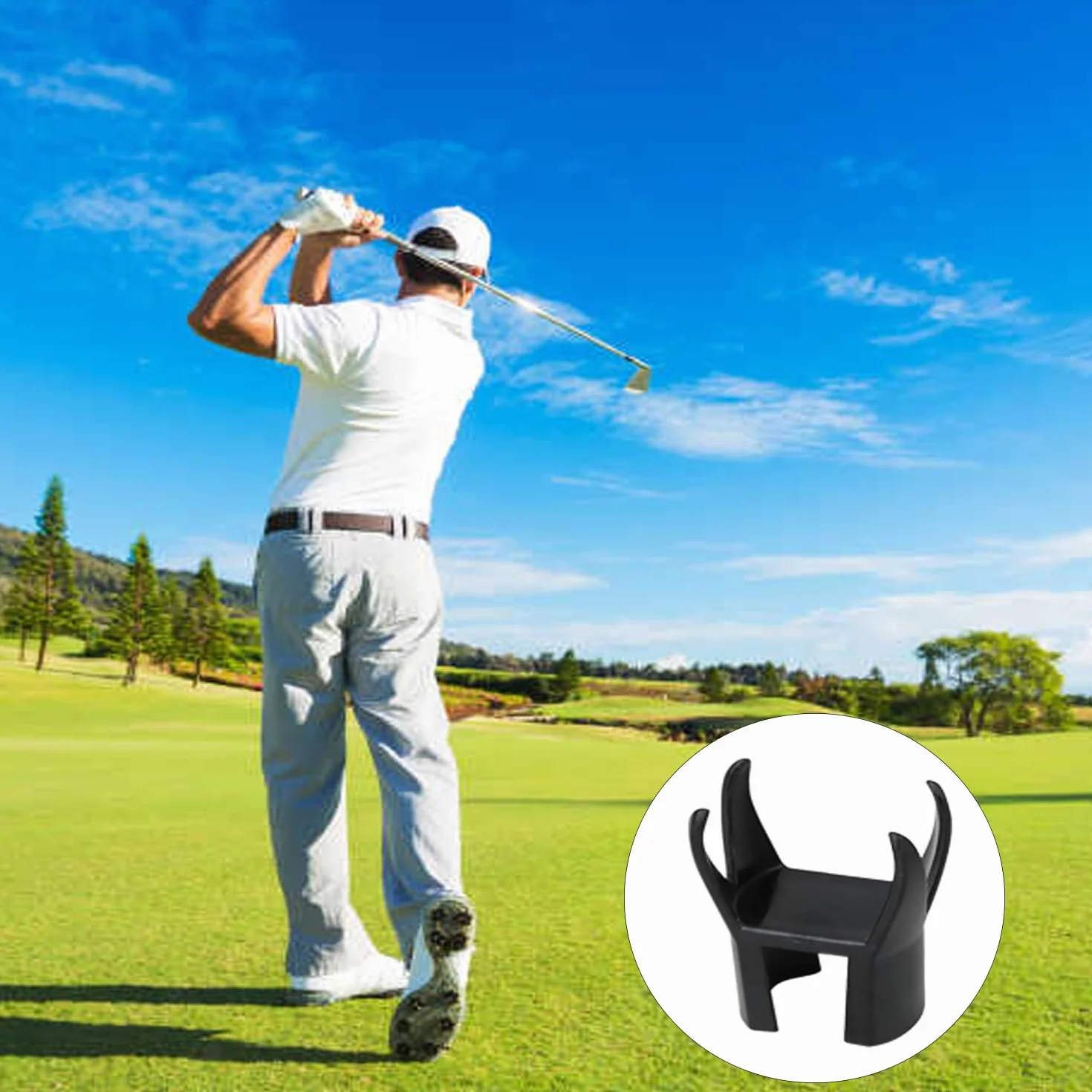 Pezzi Raccogli-Palline da Golf - Strumento a 4 Artigli con Attacco Putter per Raccolta Facile