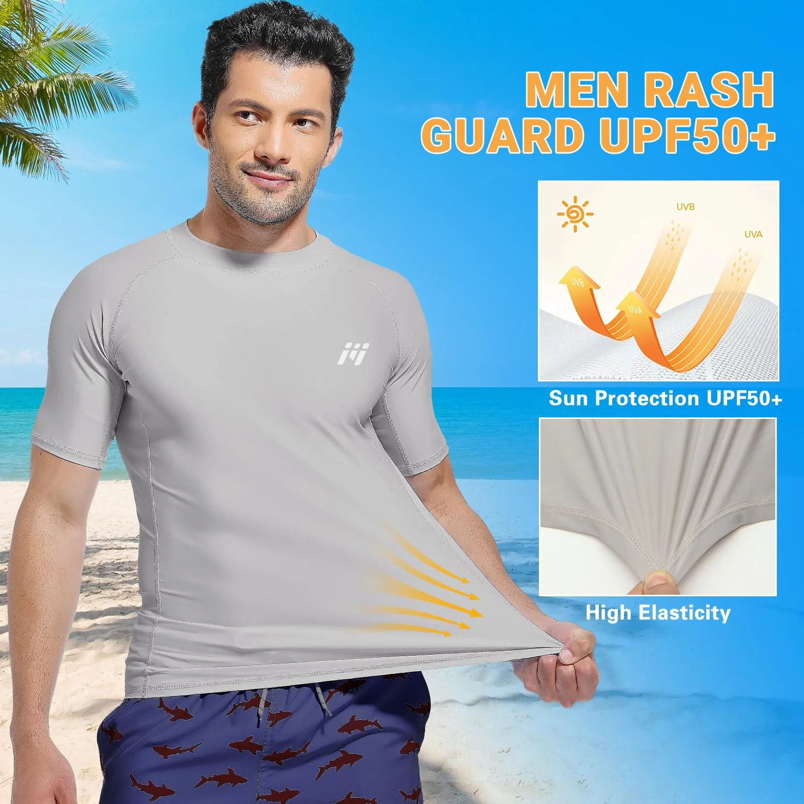 MEETWEE Maglietta da Uomo Rash Guard Rash Vest da Uomo a Maniche Lunghe,Protezione UV UPF 50+,ad Asciugatura Rapida,per Nuoto,Surf,Sport Acquatici