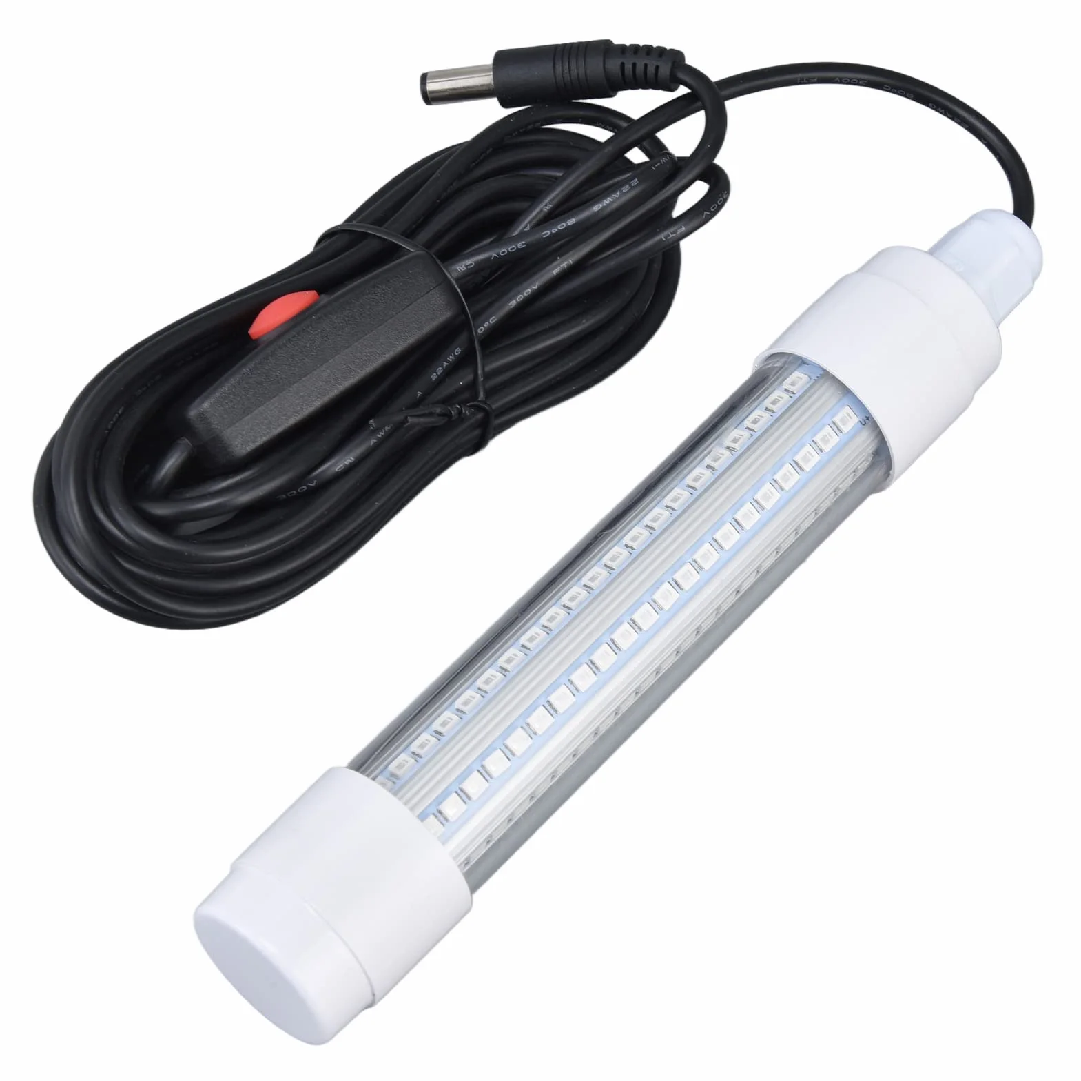 Lampa LED Subacquea Pesca 126 LED IP68 1000lm 12-36V AC Illuminazione 360°