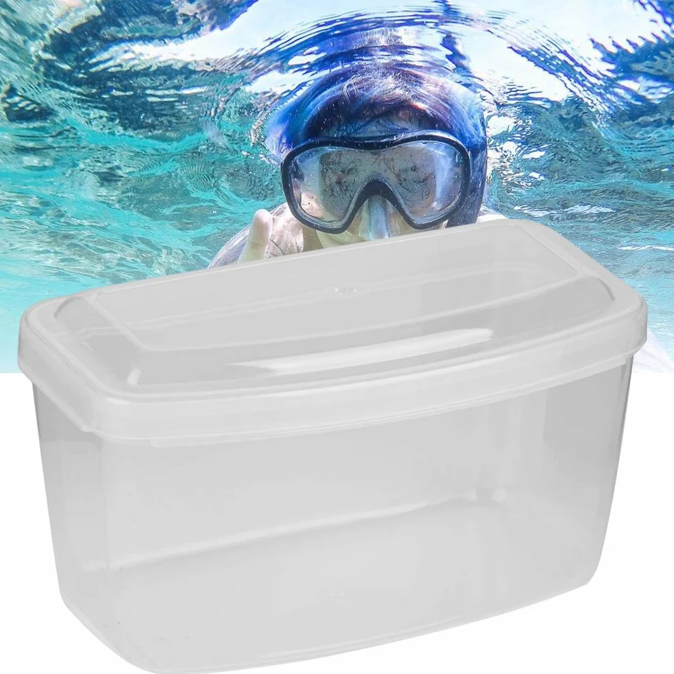 Topyond Portamaschera Subacquea Box Rigido Custodia PP per Snorkeling Maschera e Boccaglio