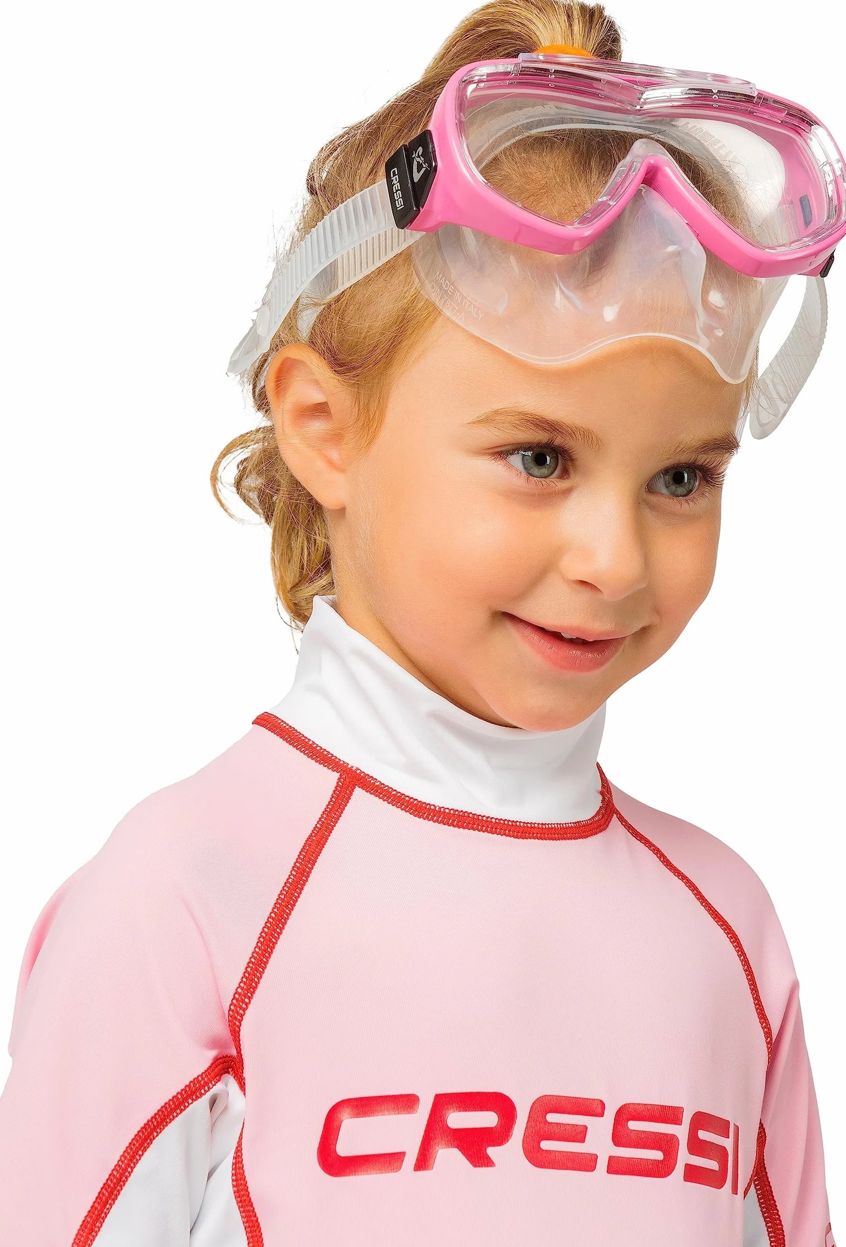 Cressi Piumetta Maschera Subacquea Bambini 3-6 Anni Silicone Morbido Snorkeling Junior Lente Ampia Visibilità Made in Italy