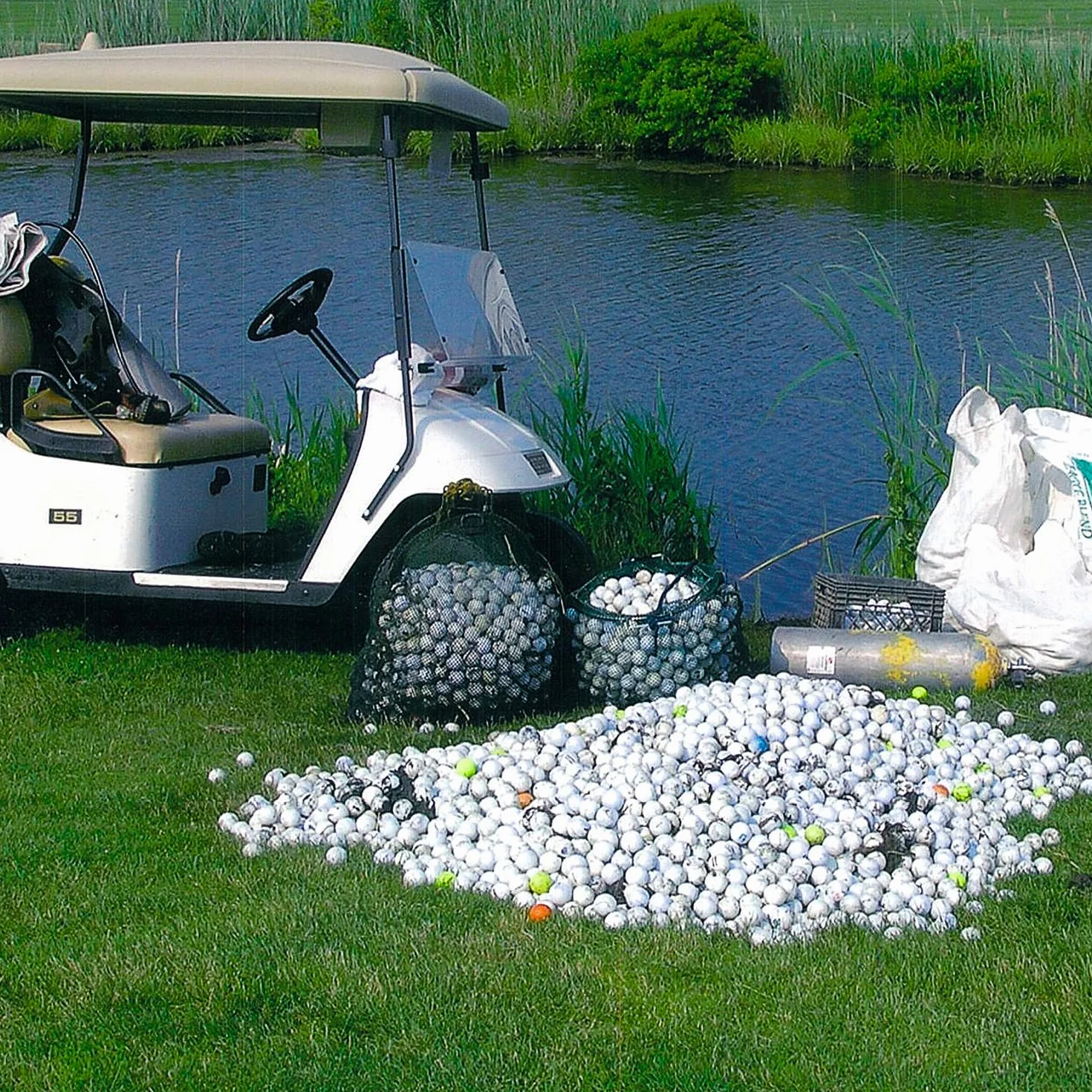 Second Chance Palle da golf Lake con borsa di trasporto riutilizzabile 25 36 50 100 palline