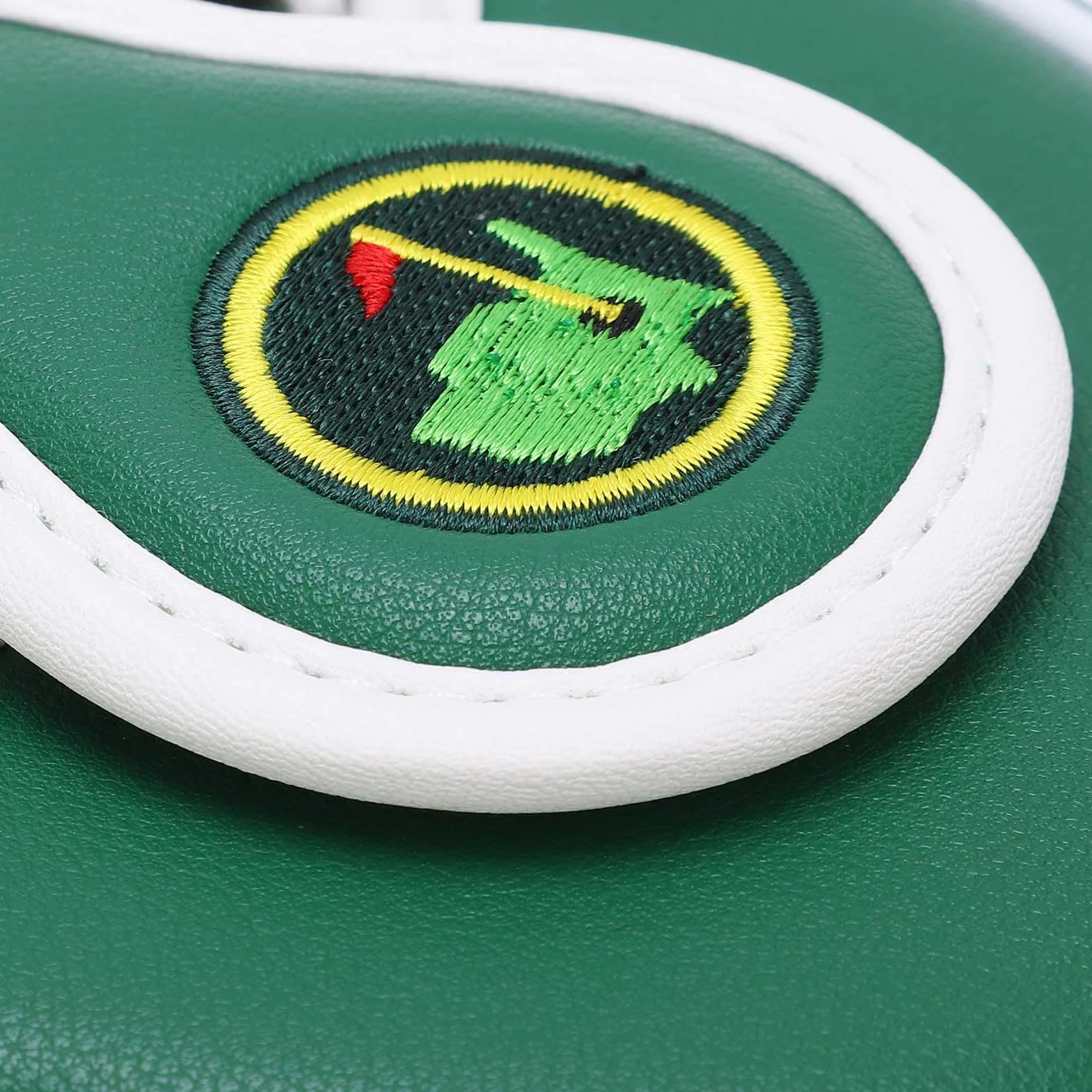 Copriputter da golf putter cover Copriputter a Semicerchio Copricapo per Putter per Mazzuolo Copriprotezione per Stecca Ricamato Verde Copricapo per Putter Copri teste per mazza da golf