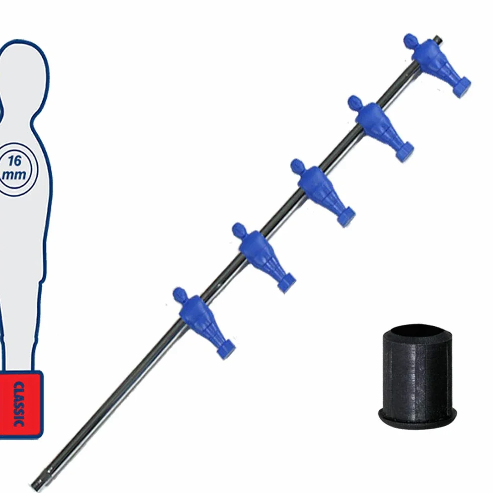 Calcio Balilla Asta Telescopica Universale Diametro 16 mm Blu