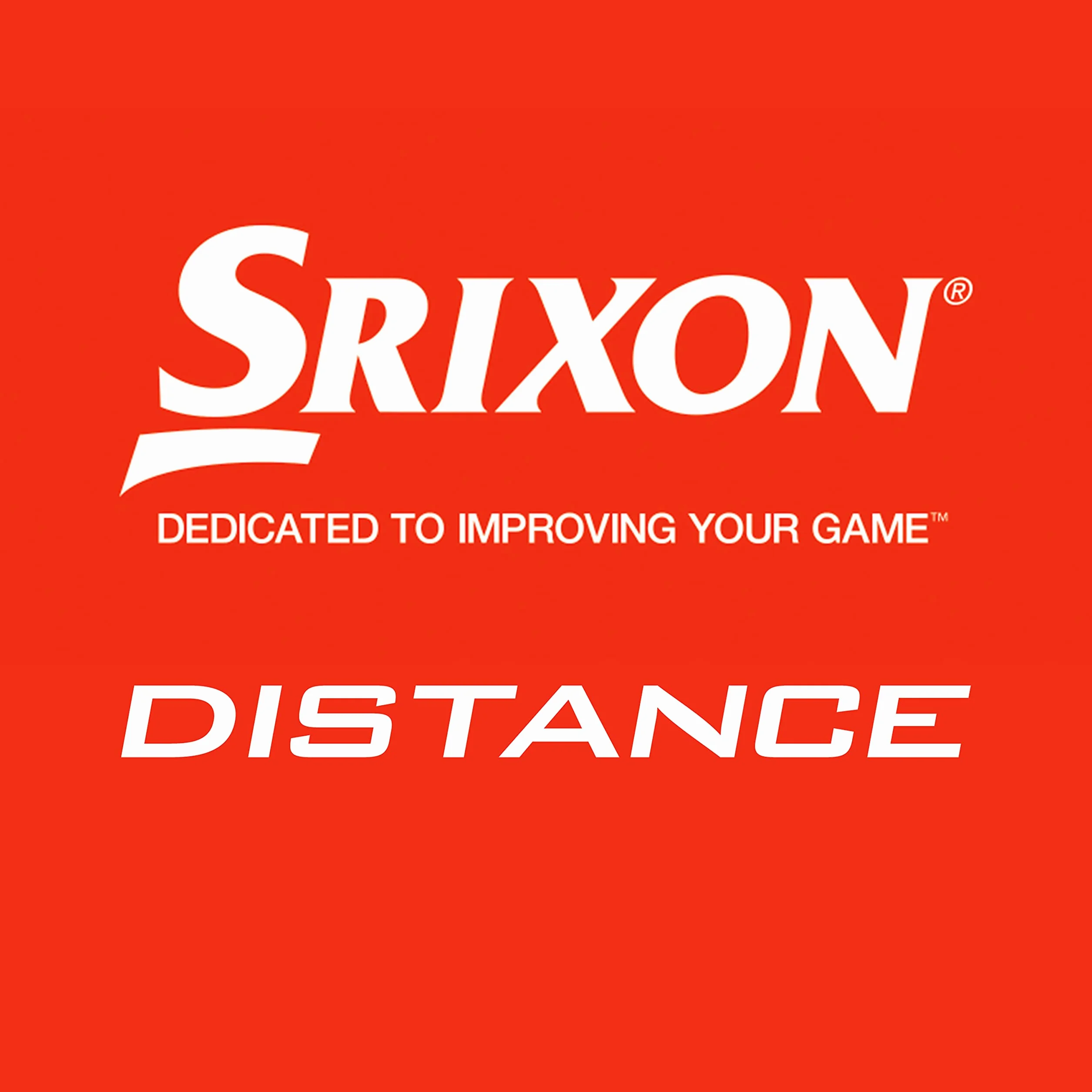 Srixon Distance 10 Dozzina Palline da Golf Alta Velocità Resistente