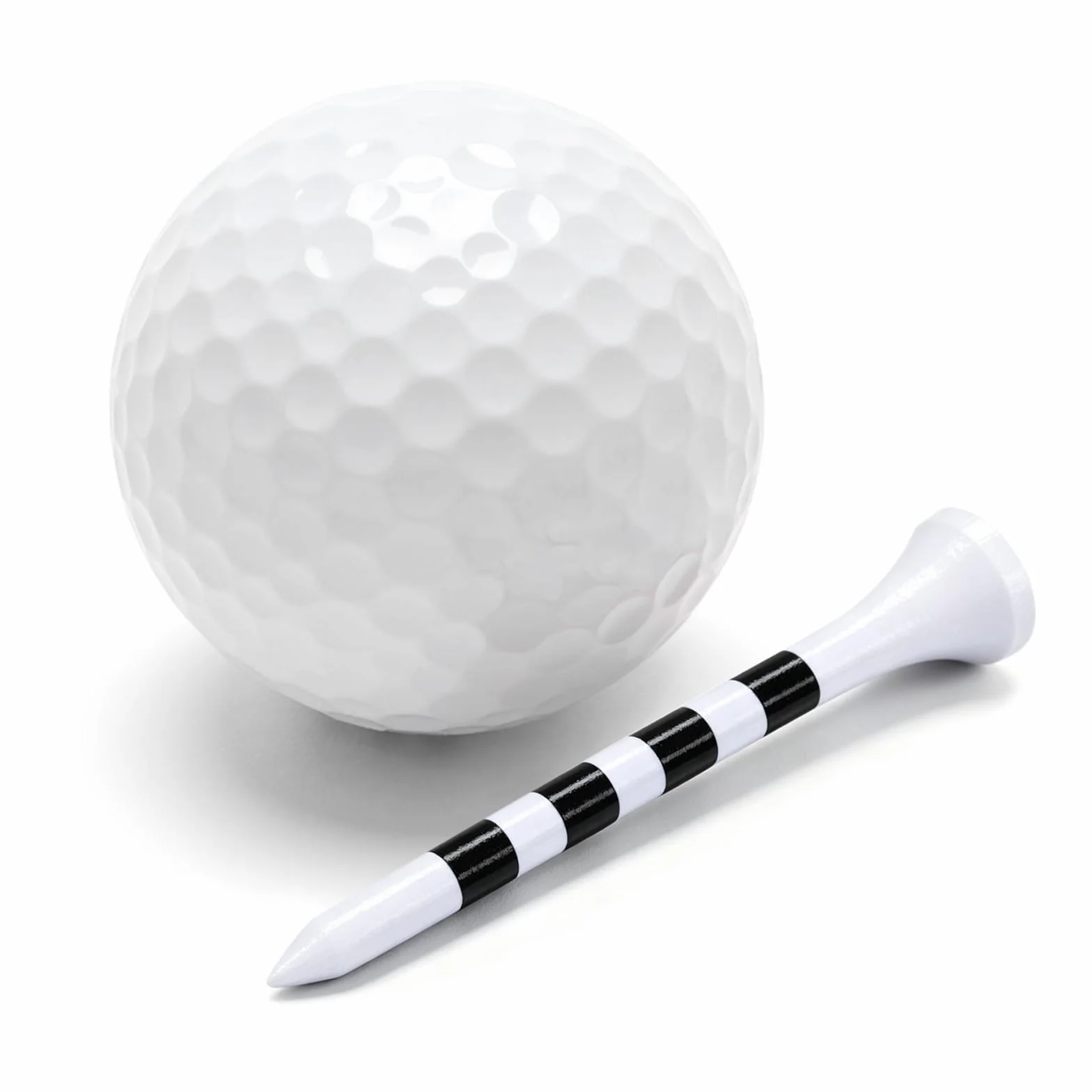 Tee Golf Legno - 100 Pezzida Tee da Golf in bambù 38mm/ 70mm/ 83mm Bamboo Tees Bianco, Rosso, Blu, Giallo, Nero, Rosa