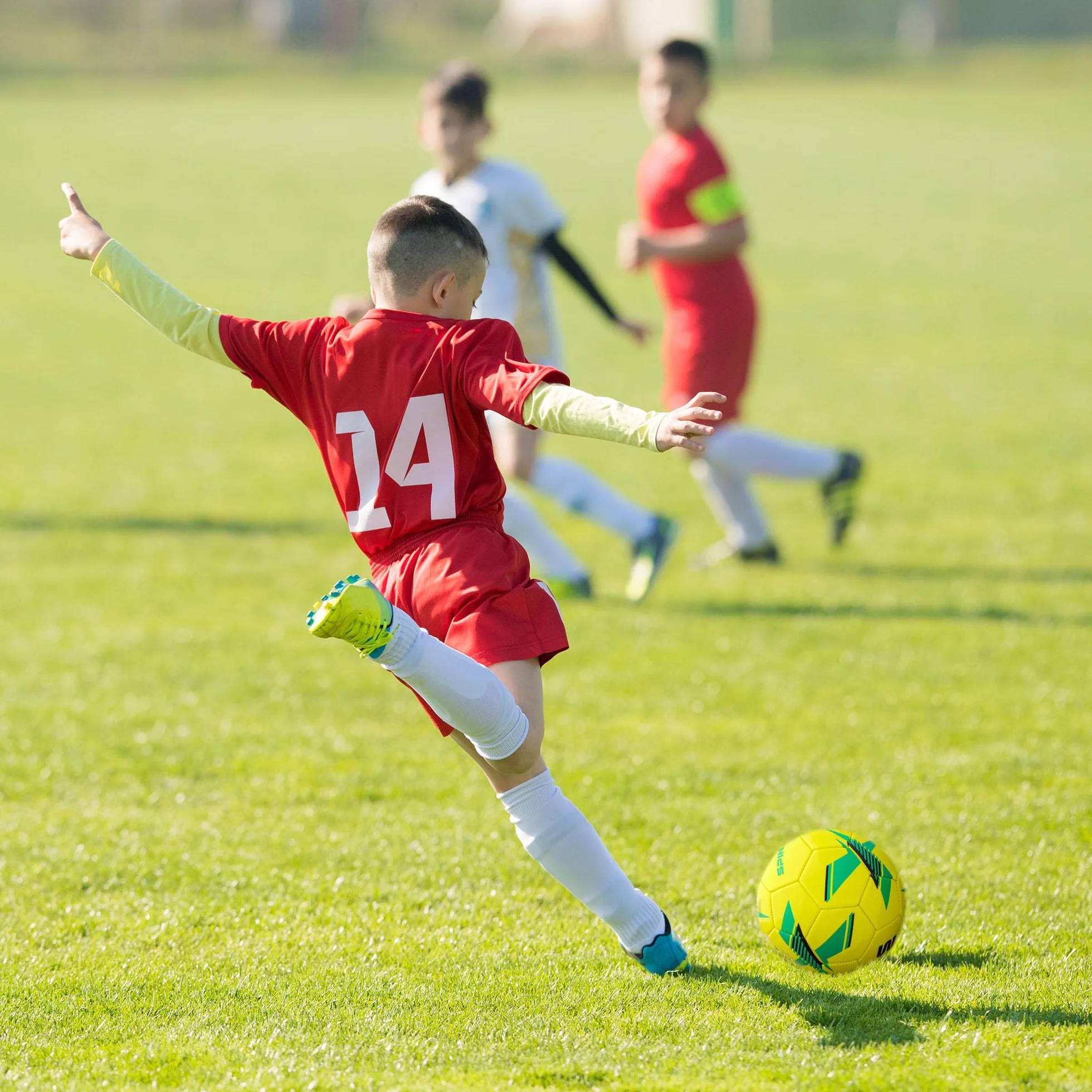 Meteor Pallone da Calcio Cucito Bambini Adulti 5 4 3 1 Allenamento