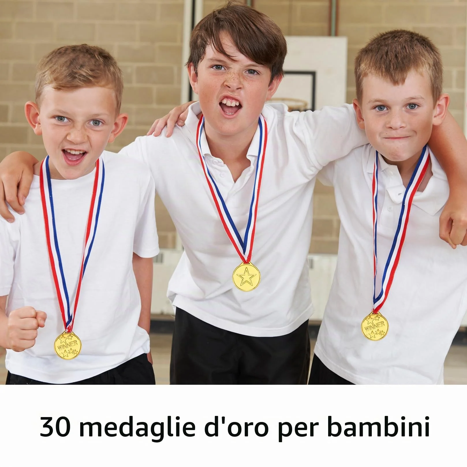 Medaglie d'oro per Bambini Feste Sportivo 30 Pezzi