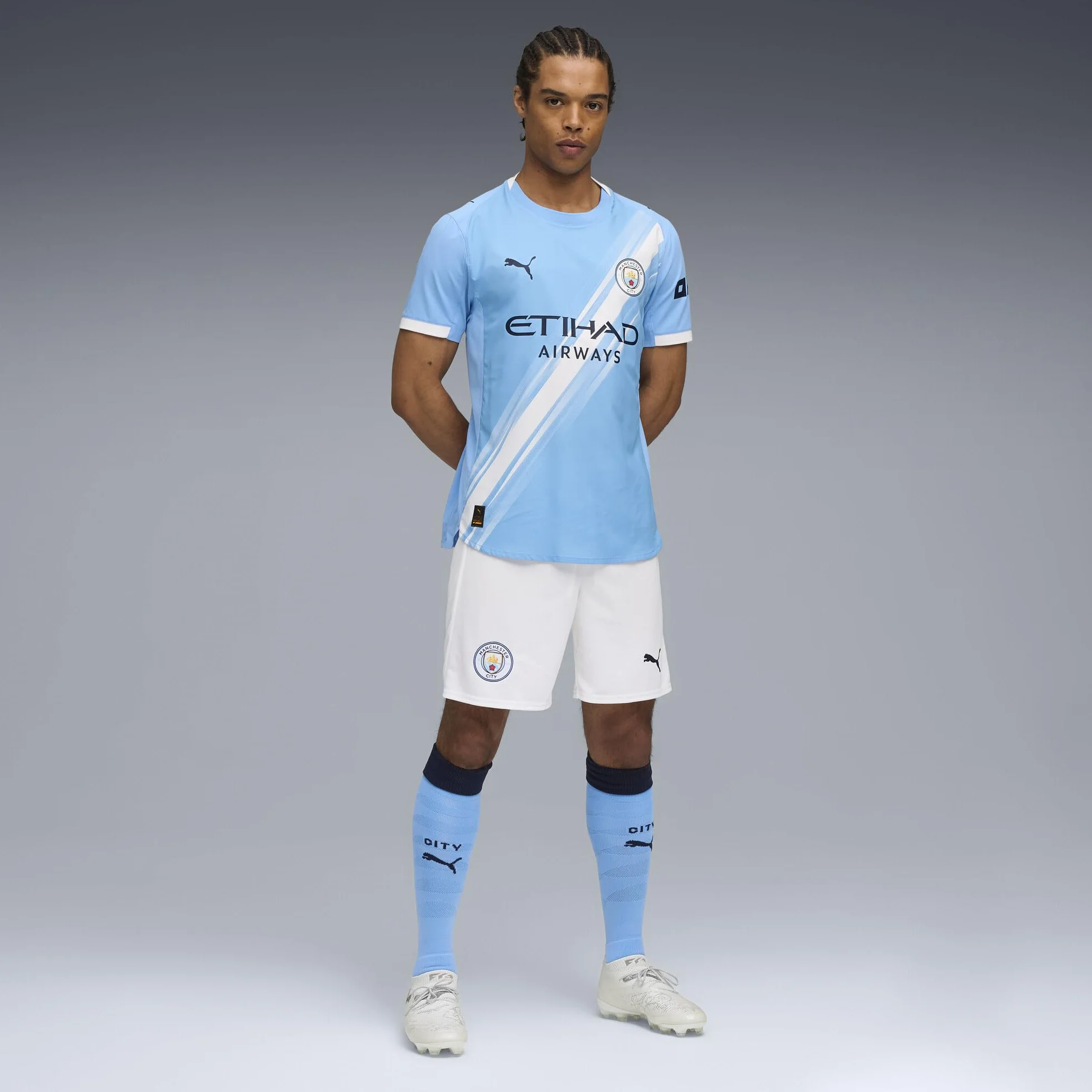 PUMA Pantaloncini da Calcio Manchester City Uomo 2025/26 Nero