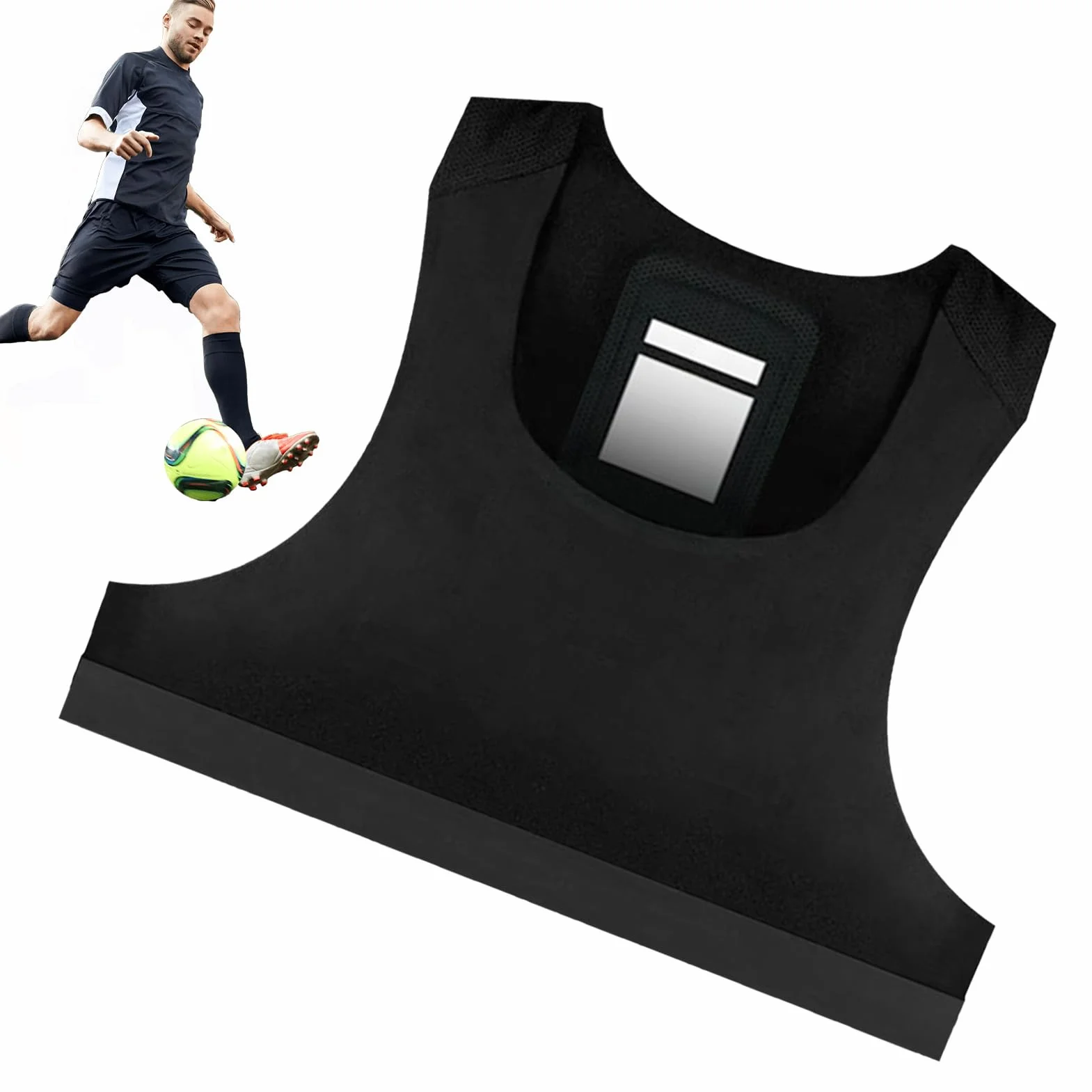 Gilet da calcio con localizzatore GPS traspirante per uomini e donne