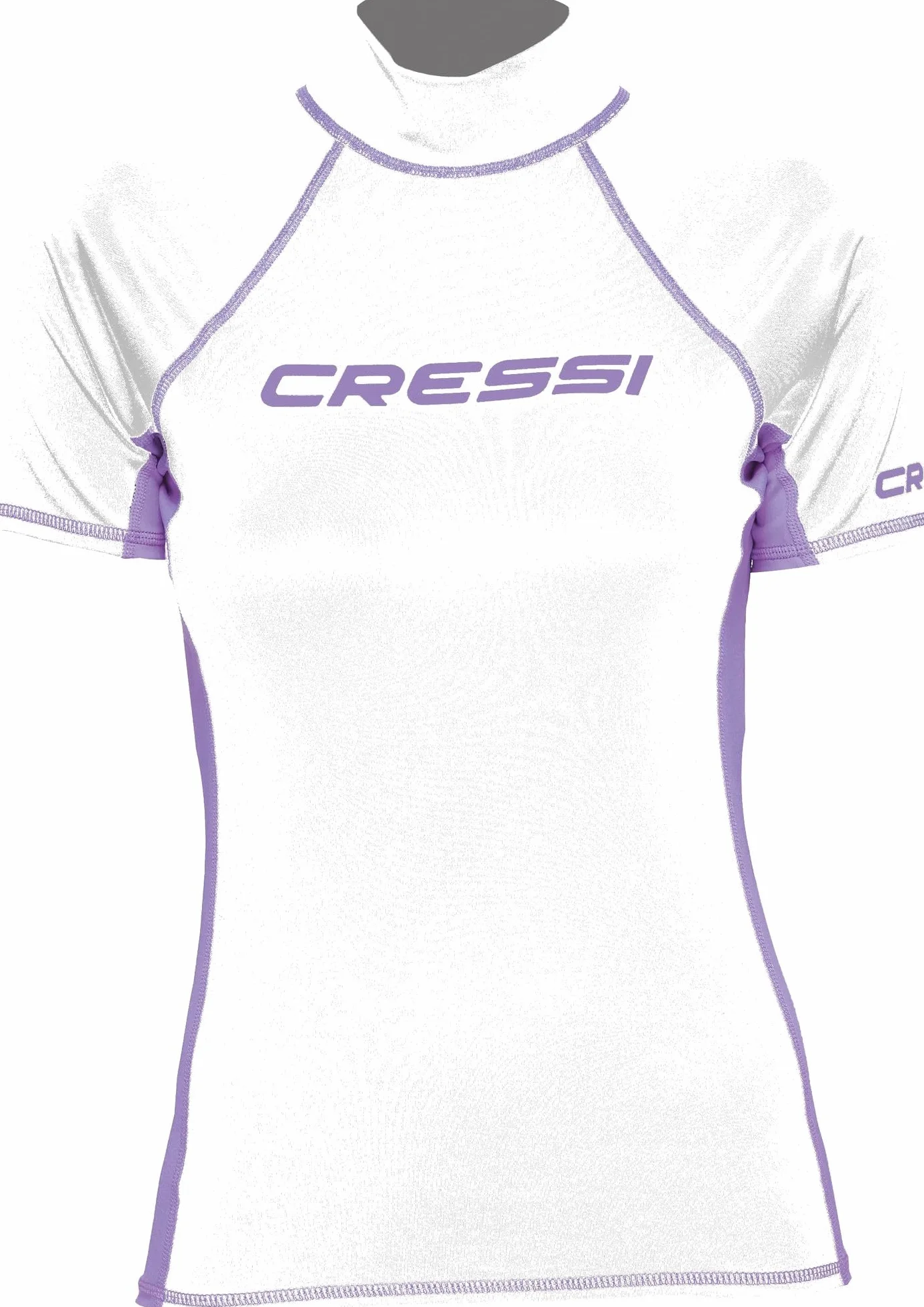 CRESSI Rash Guard Maglia Protettiva a Maniche Corte, in Speciale Tessuto Elastico, Protezione Solare UV/UPF 50+