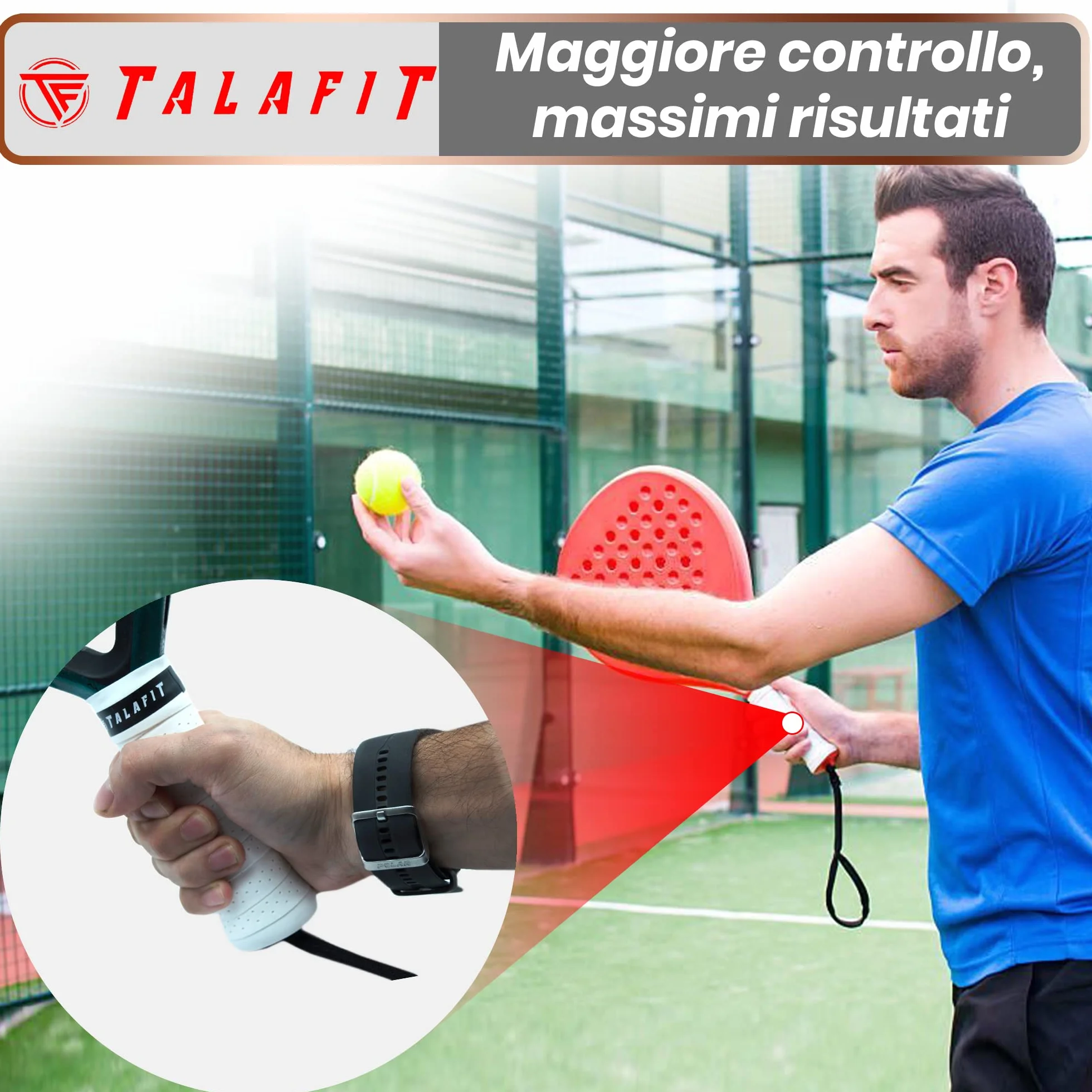 Padel Overgrip Perforata - PadDel Grip Impugnatura Pala Padel