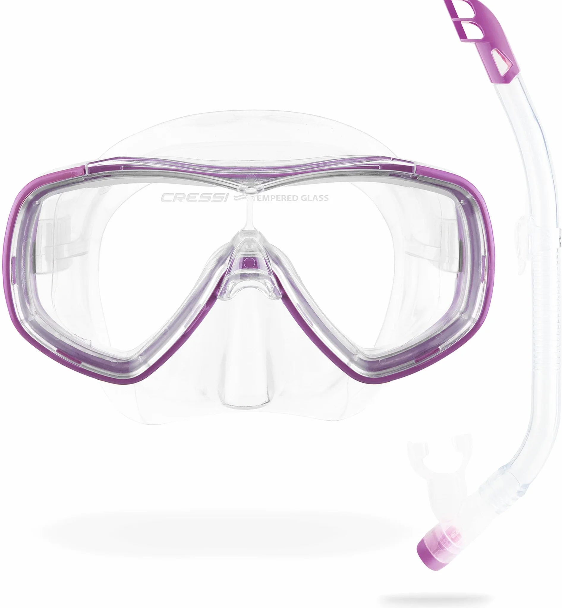 CRESSI Ondina Jr + Top Combo - Combo Set Junior Maschera Subacquea Ondina e Snorkel Top, 7/13 Anni