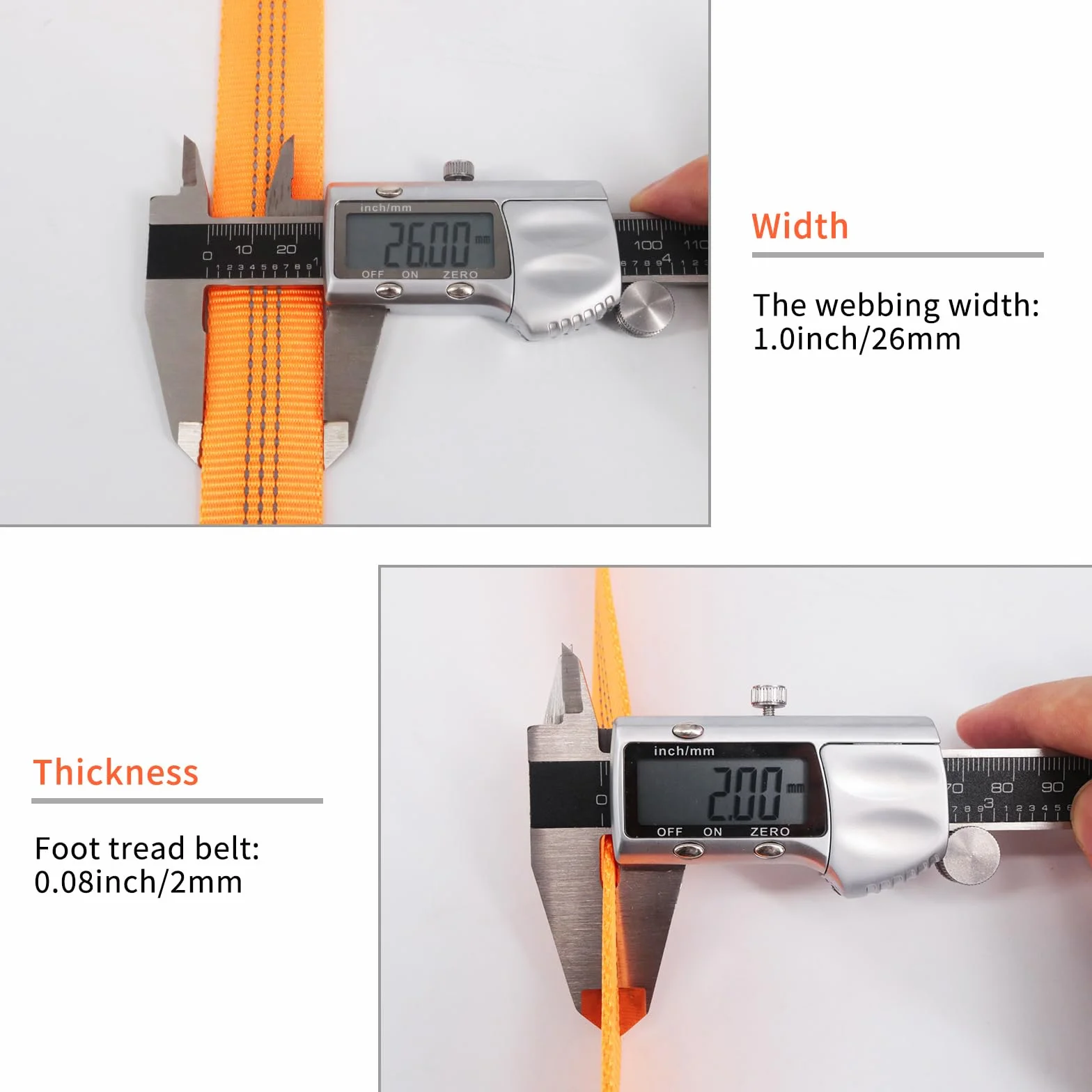 NewDoar Cinghia tubolare in nylon certificata CE UIAA 2,5 cm per arrampicata