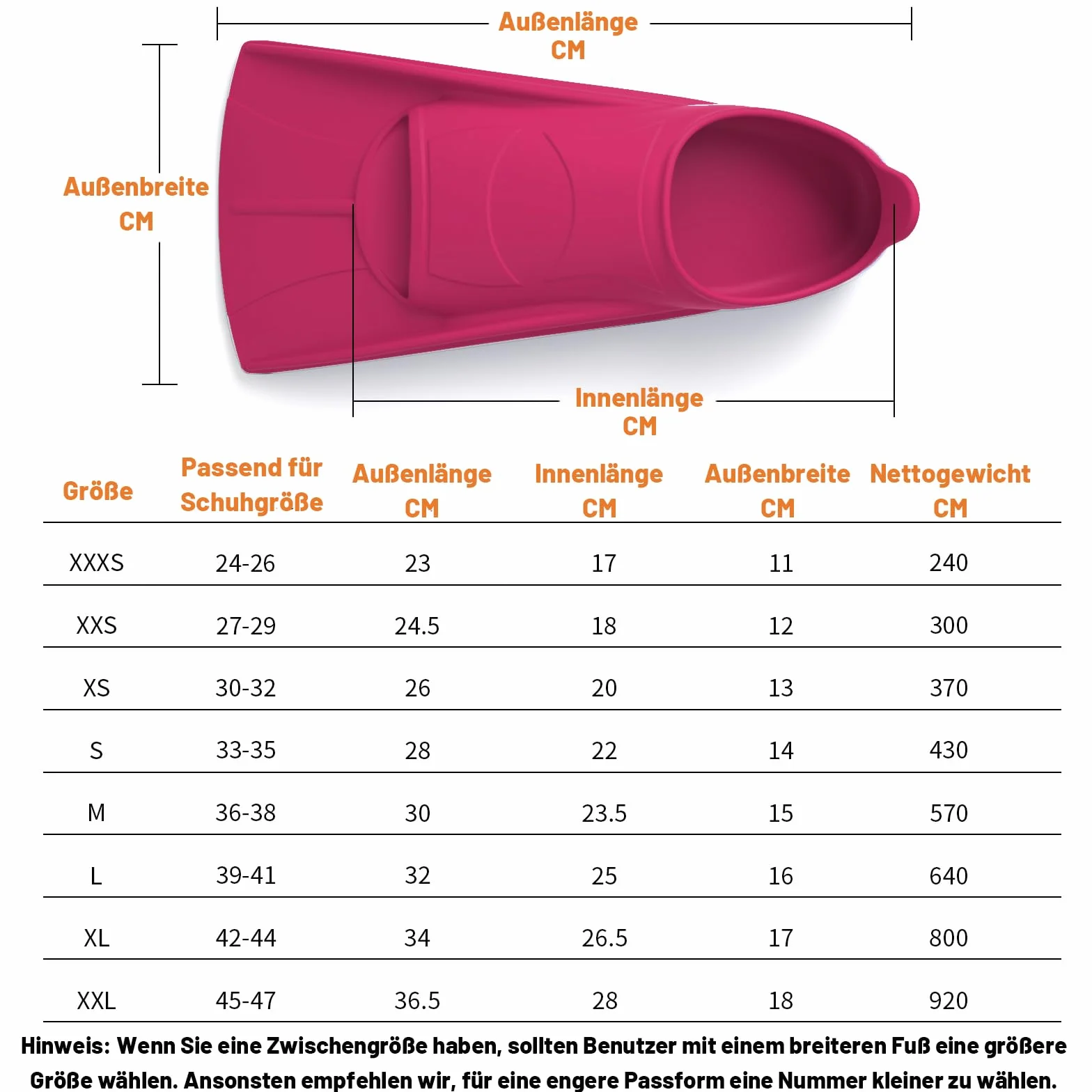 Pinne da nuoto in silicone per bambini e adulti, pinne corte