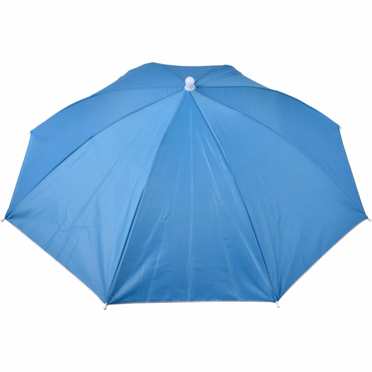 Generico Cappello da Ombrello | Cappello Ombrello da con Elastico | Protezione UV Cappuccio per Ombrello Copricapo Regolabile per Golf Campeggio Spiaggia Giardinaggio Parasole all'aperto