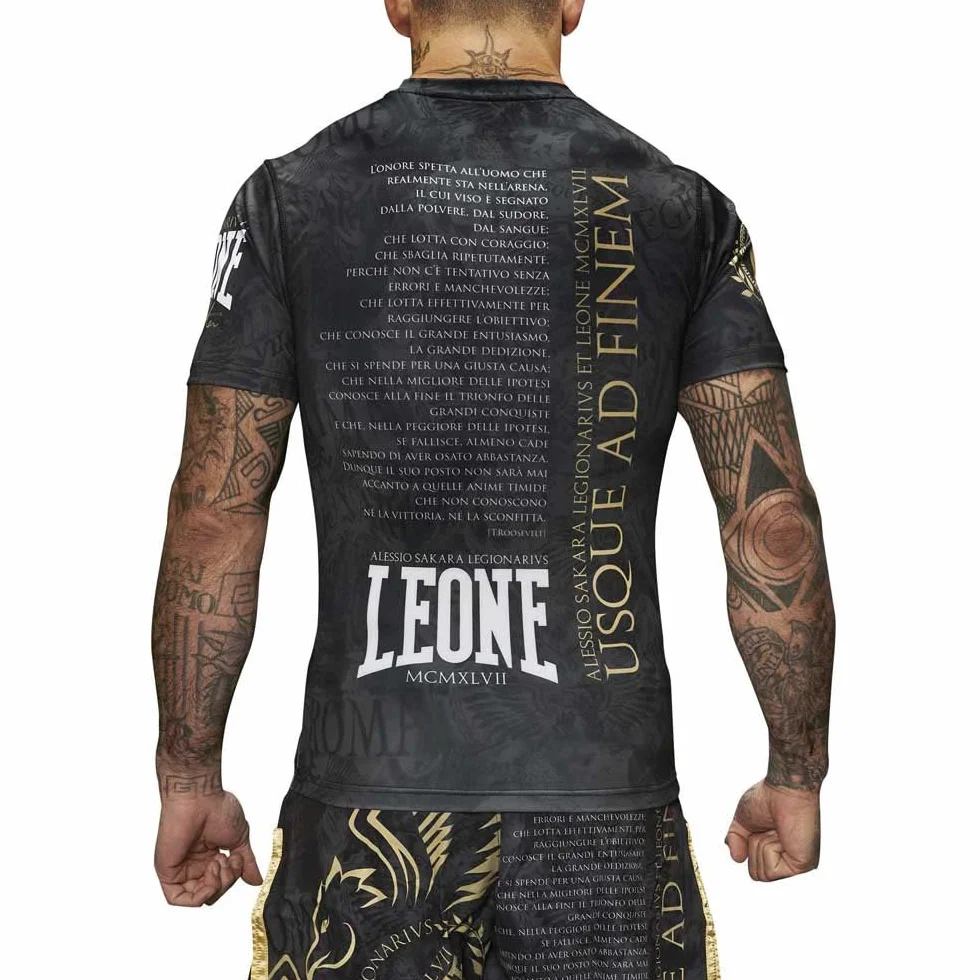 Leone 1947 Rashguard Legionarius Rashguard LEGIONARIVS - AB925 Unisex - Adulto (Pacco da 1)