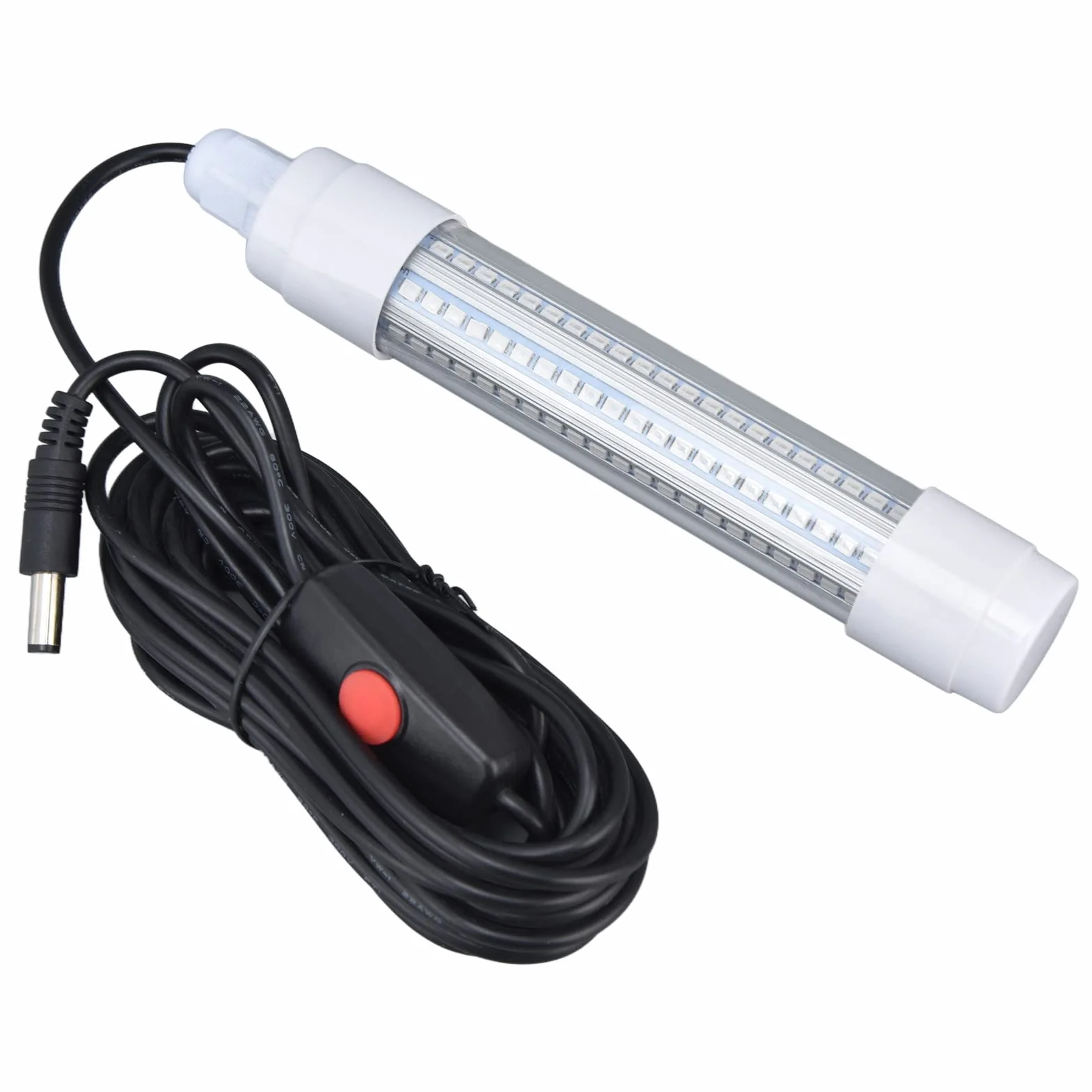 Lampa LED Subacquea Pesca 126 LED IP68 1000lm 12-36V AC Illuminazione 360°