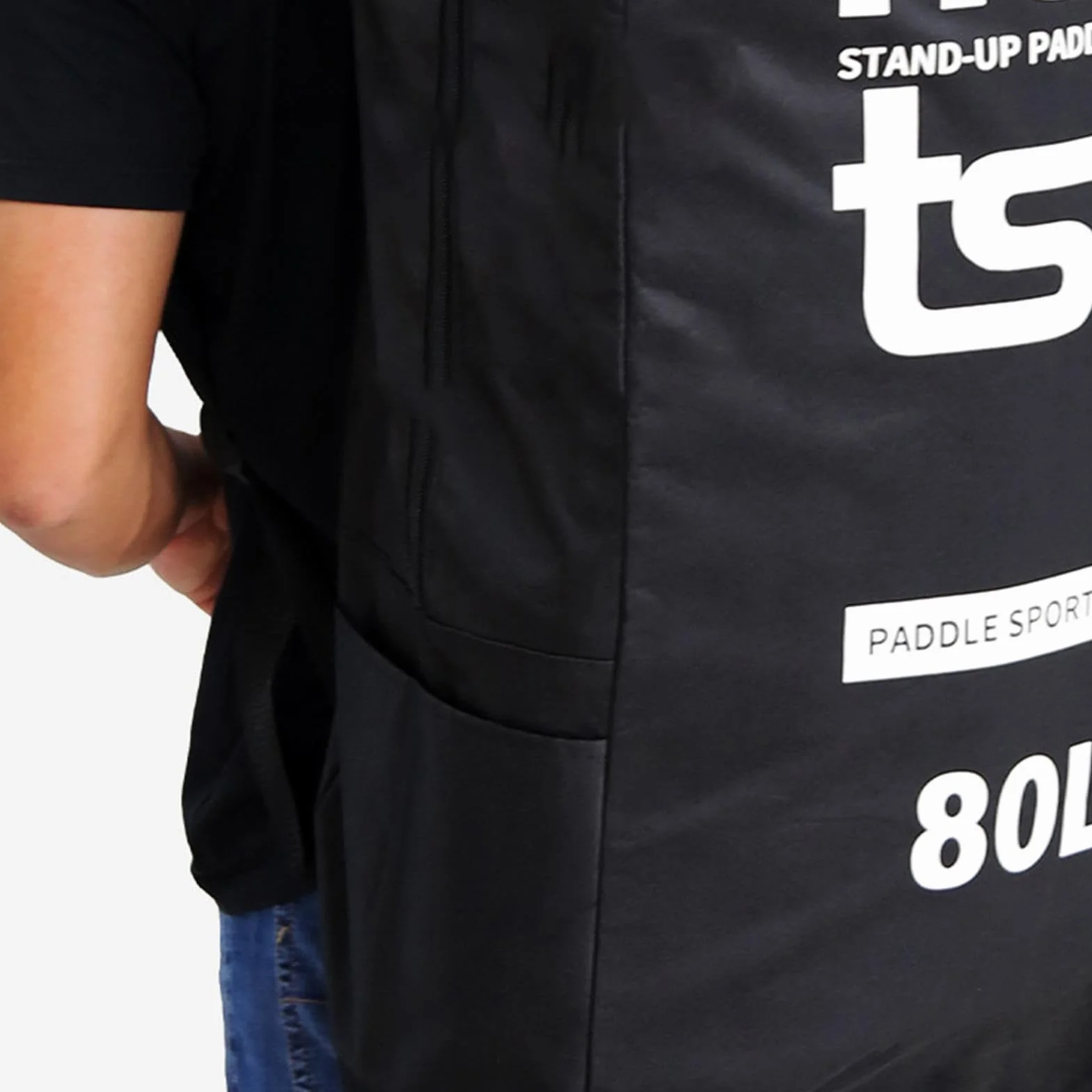 Impermeabile Borsa da Tavolo da Paddle Gonfiabile Zaino da Viaggio 80L Porta Attrezzatura per Impieghi Pesanti Paddle Storage