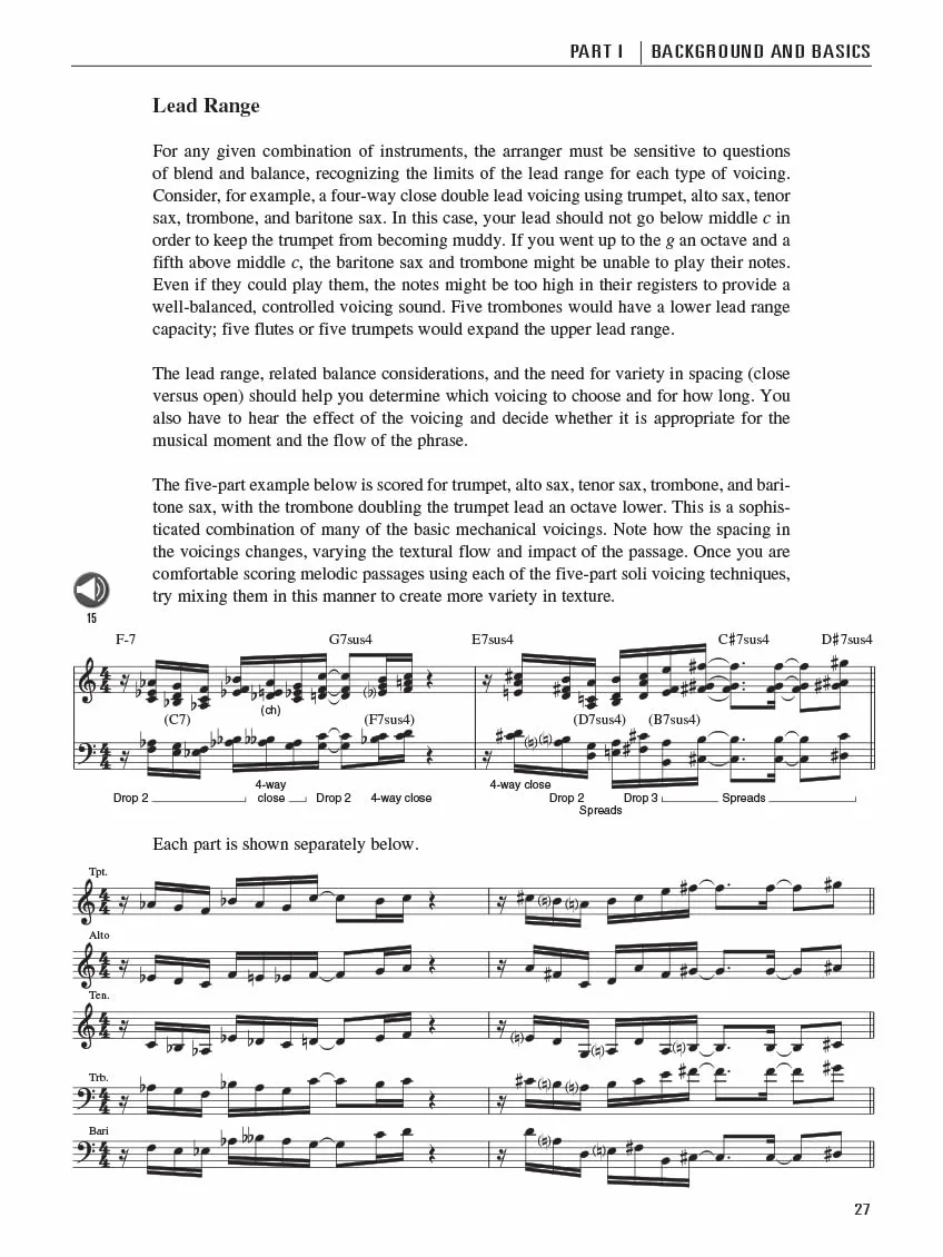 Modern Jazz Voicings: Arranging for Small and Medium Ensembles [Lingua inglese]