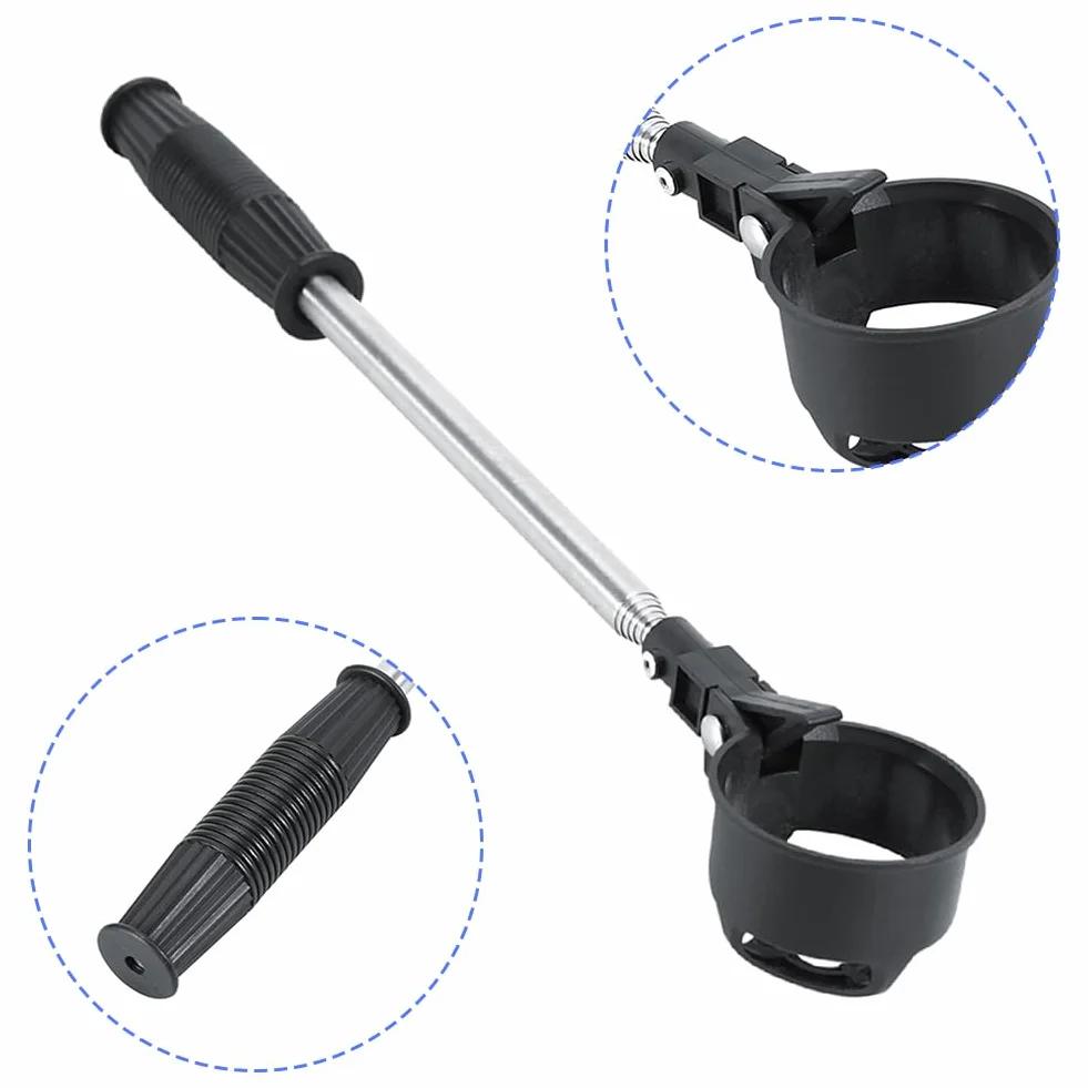 Tiiyee Golf Ball Retriever Raccoglitore Palline Telescopico Inossidabile Stecca Accessori