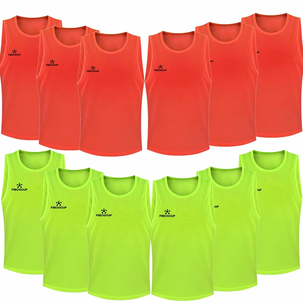 Pettorine Allenamento Squadre Calcio Basket Gilet Traspirante Mesh